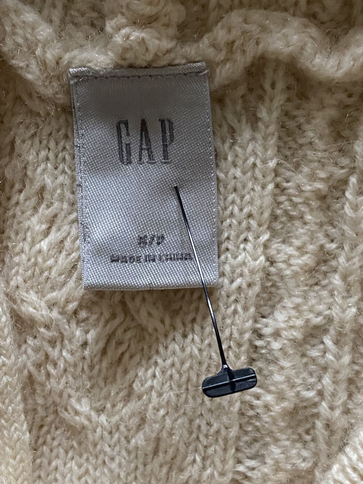 Gap Gap 100% wool vintage jumper sweater pockets S Petite Size S / US 4 / IT 40 - 3 Thumbnail