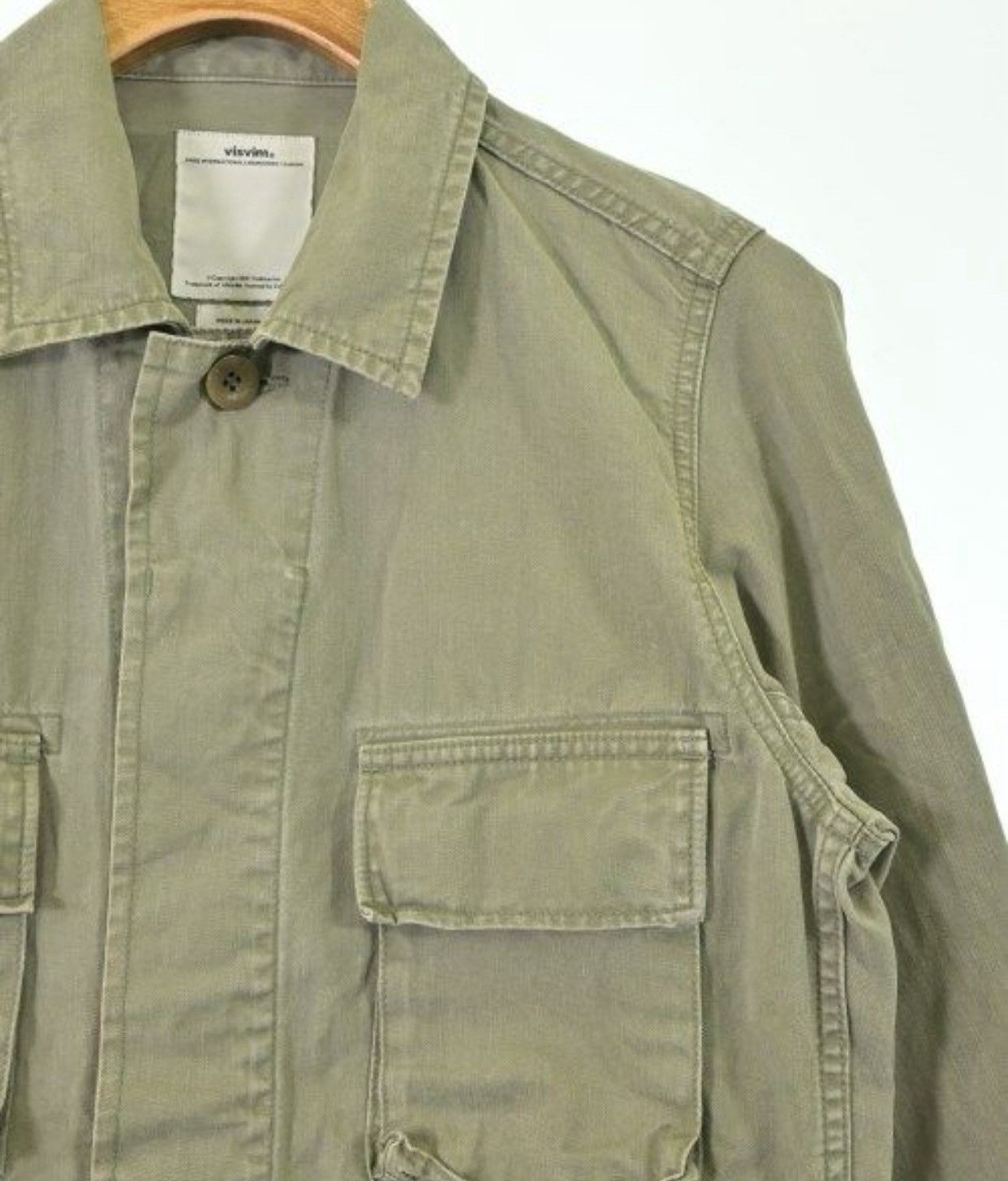 Visvim [S] VISVIM Kilgore Dmgd Chino Jacket shirt military Size US S / EU 44-46 / 1 - 4 Thumbnail