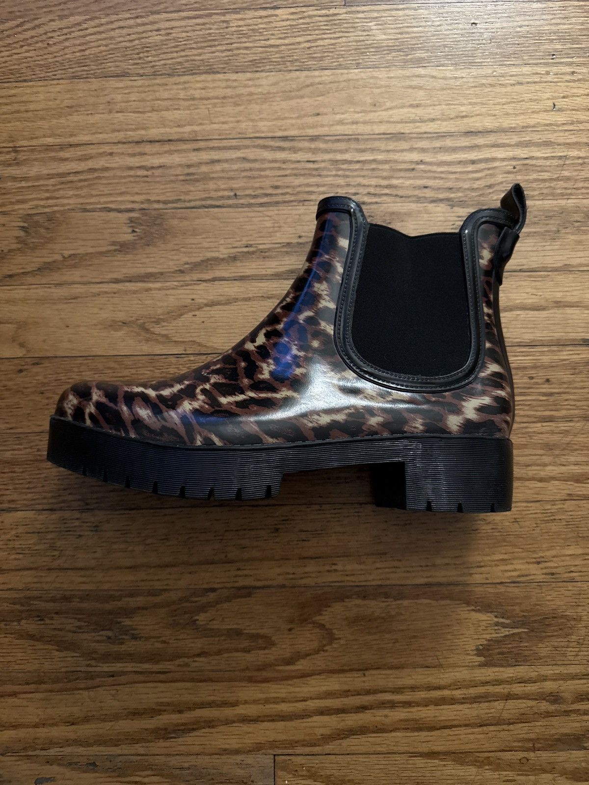 Jeffrey Campbell Cheetah Print Rain Boots Size US 9 / IT 39 - 1 Thumbnail