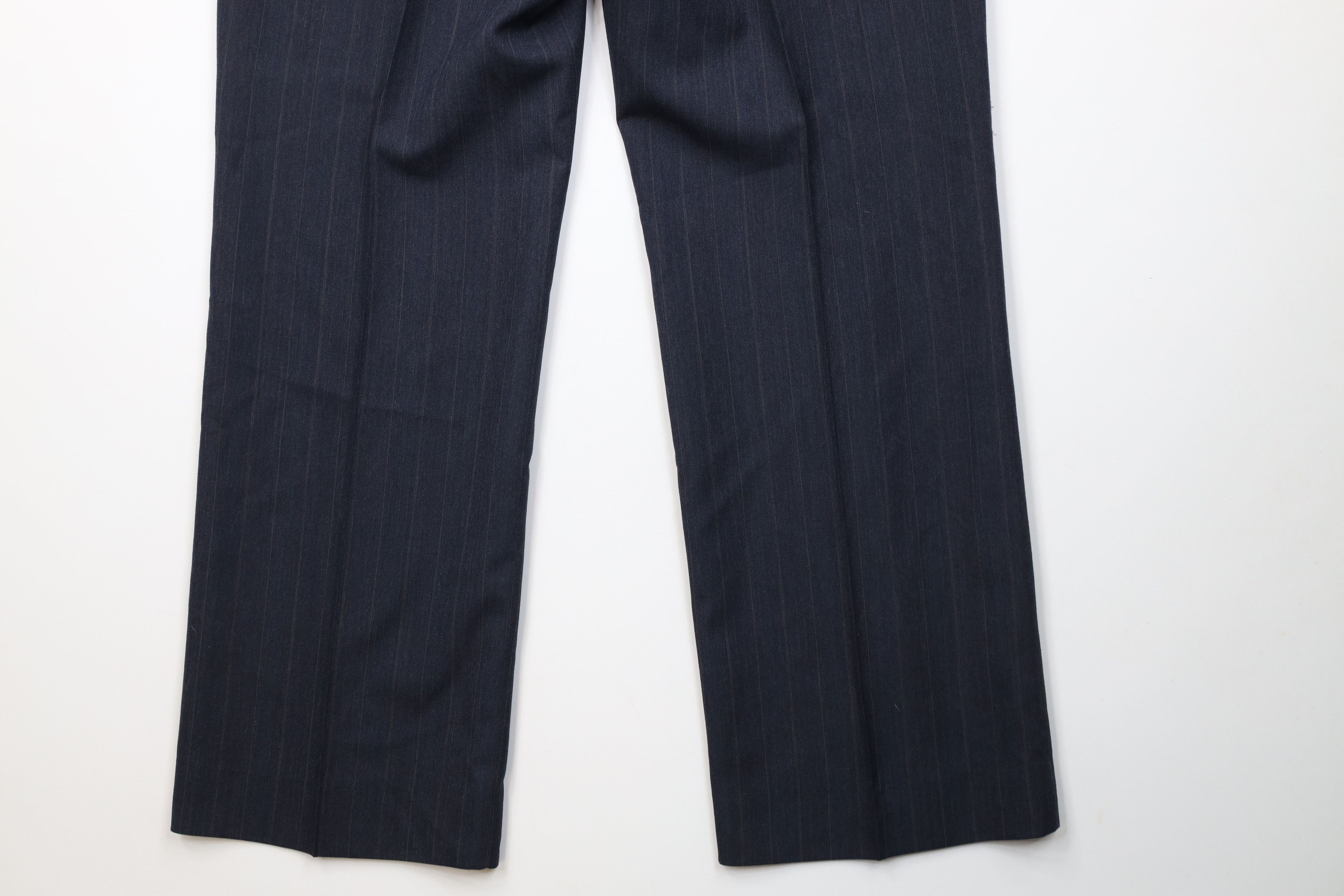 Vintage Vintage 70s Streetwear Pinstriped Wide Leg Chino Pants USA Size US 38 / EU 54 - 12 Thumbnail