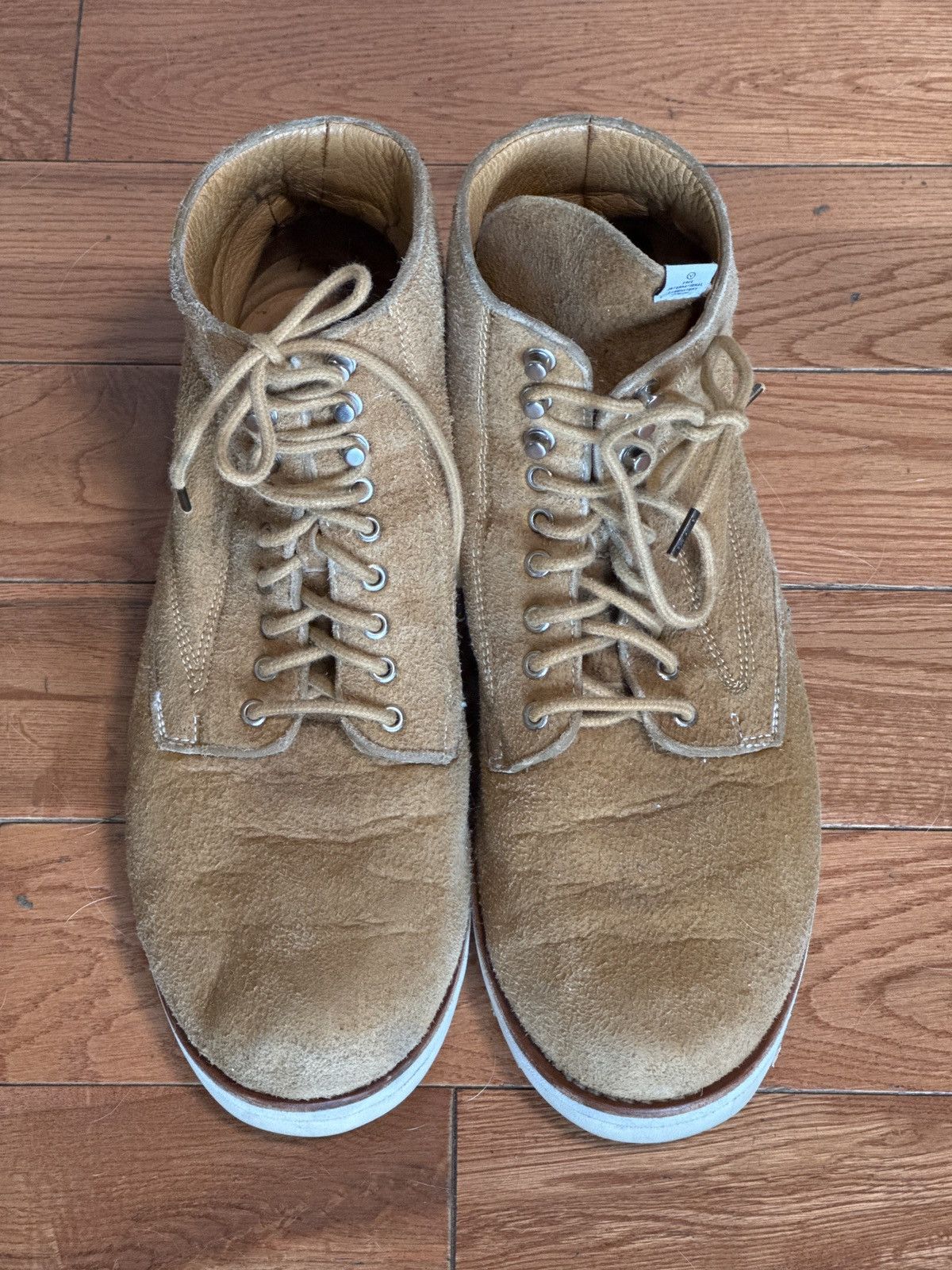 Visvim Virgil Boots in tan suede Size US 11 / EU 44 - 2 Thumbnail