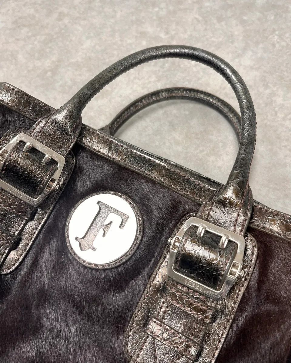 Gianfranco Ferre Gianfranco Ferré Brown Pony Hair Handle Bag Size ONE SIZE - 3 Thumbnail