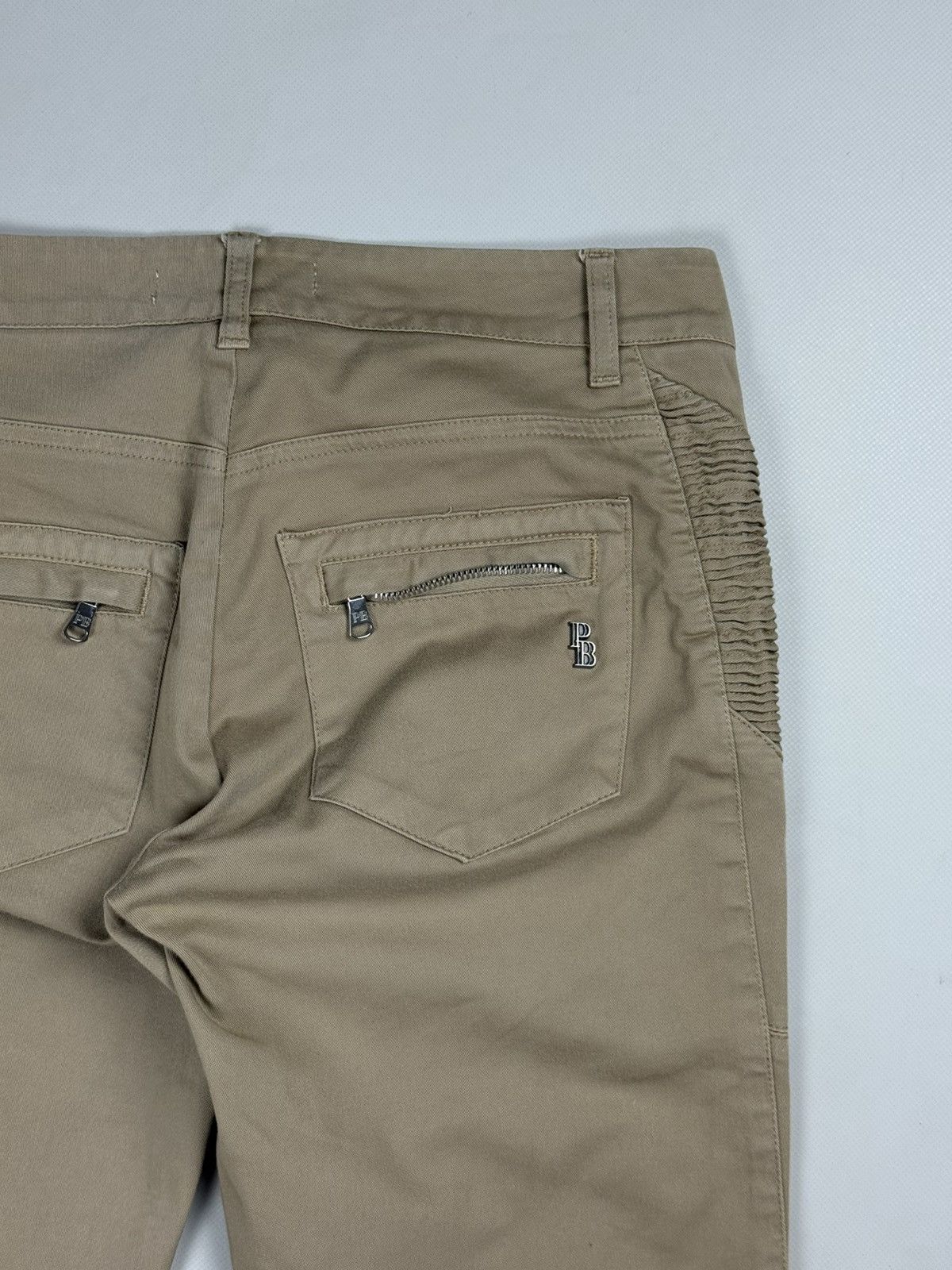 Pierre Balmain Pierre Balmain Ladies Ankle Zip Biker Chino Pants Trousers Size 28" / US 6 / IT 42 - 25 Thumbnail