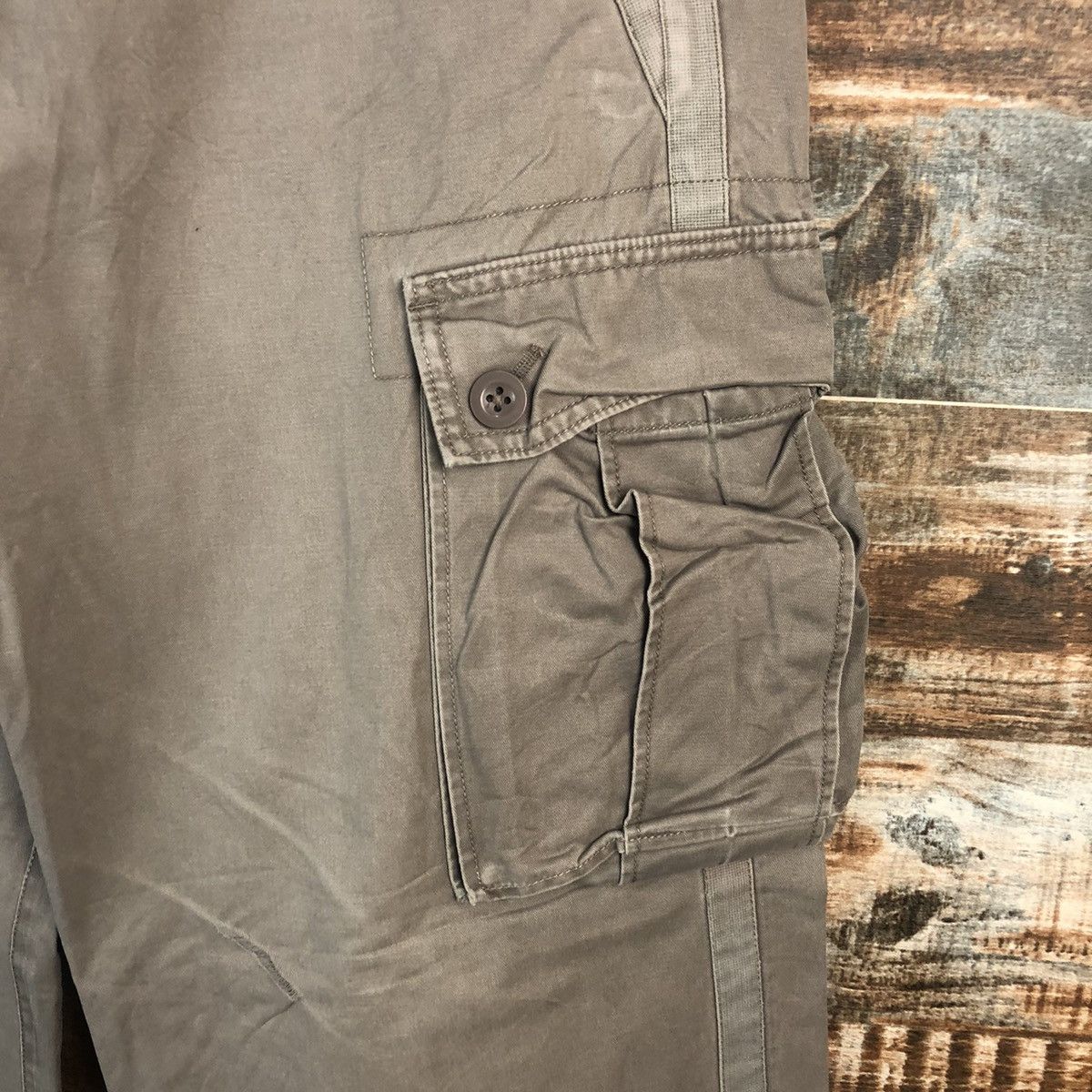 Gap DLL Gap Brown Cargo Multipocket Pants #C659 Size US 33 - 10 Thumbnail