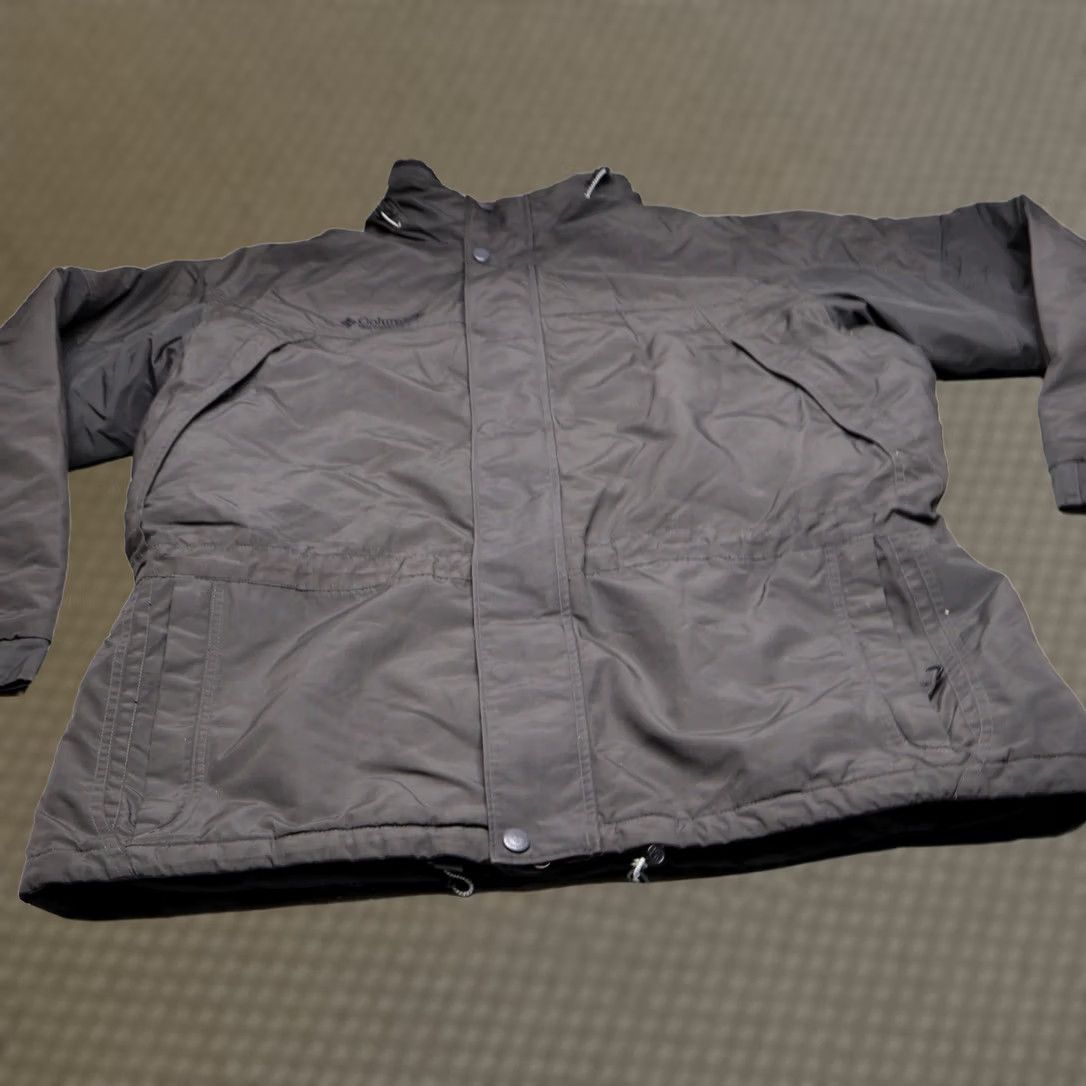 Vintage Columbia Jacket Mens XL Brown Windproof Full Zip Parka 90s Vintage Style Size US XL / EU 56 / 4 - 1 Thumbnail