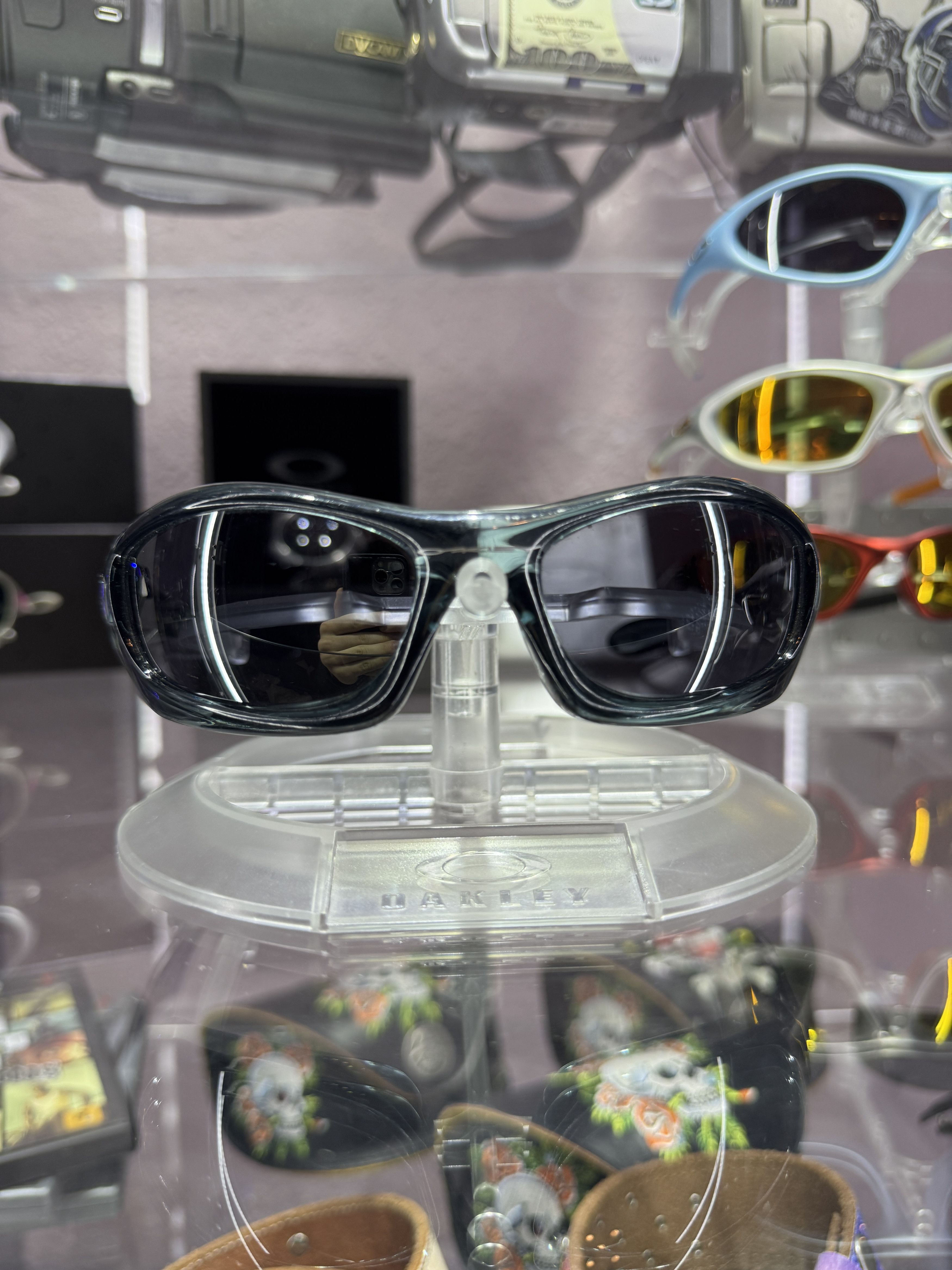 Oakley Oakley Pit bull Cyristal Black Sunglasses Size ONE SIZE - 2 Thumbnail