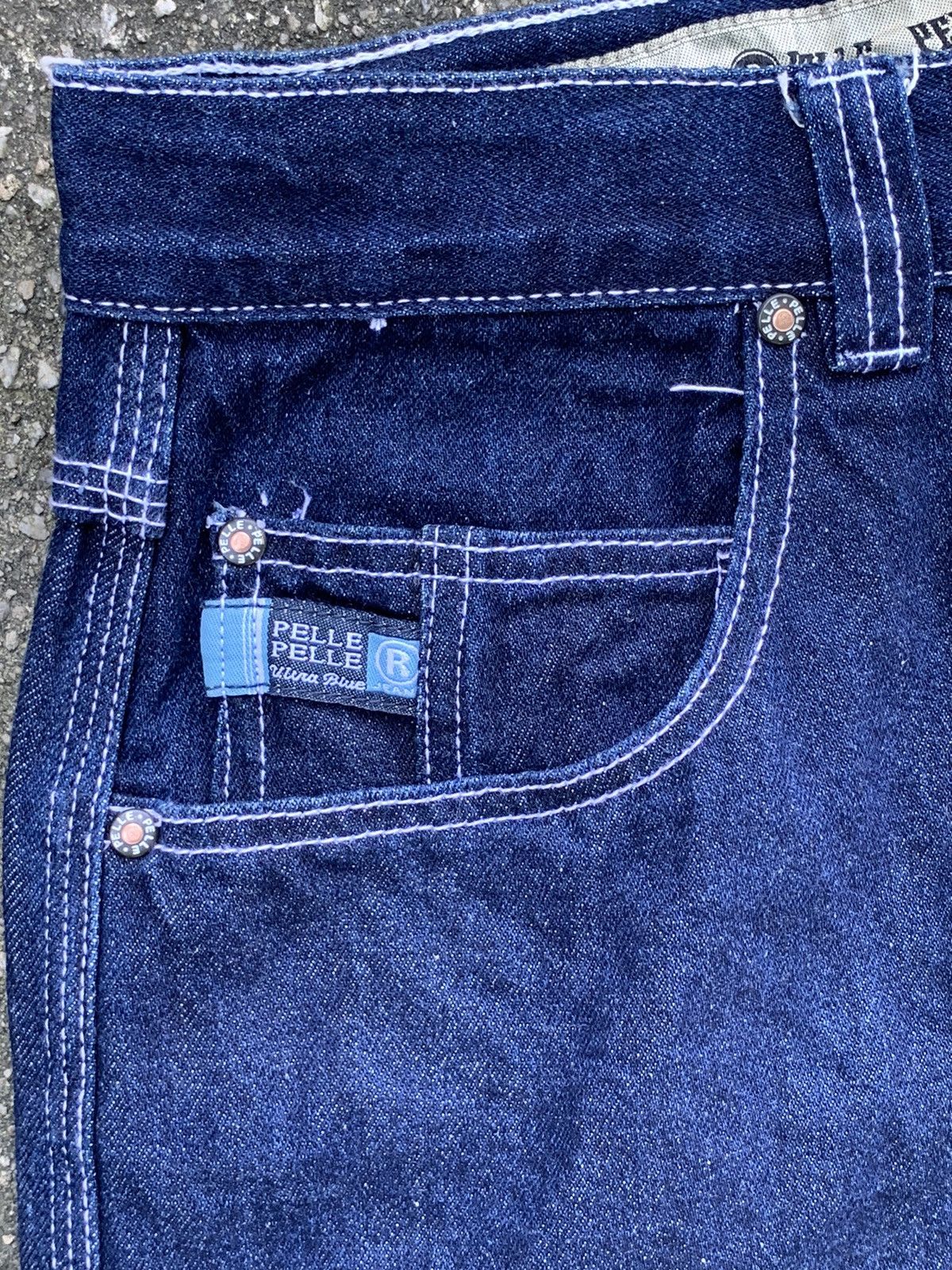 JNCO × Marc Buchanan × Pelle Pelle Vintage 90s Pelle Pelle Marc Buchanan Baggy Jeans Pants Size US 34 / EU 50 - 11 Thumbnail