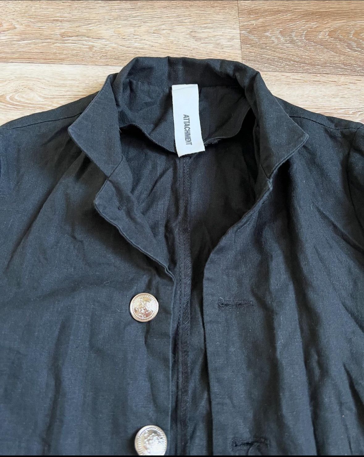 Japanese Linen Long Sleeve Overshirt Cardigan Jacket Buttons Shirt Blazer
