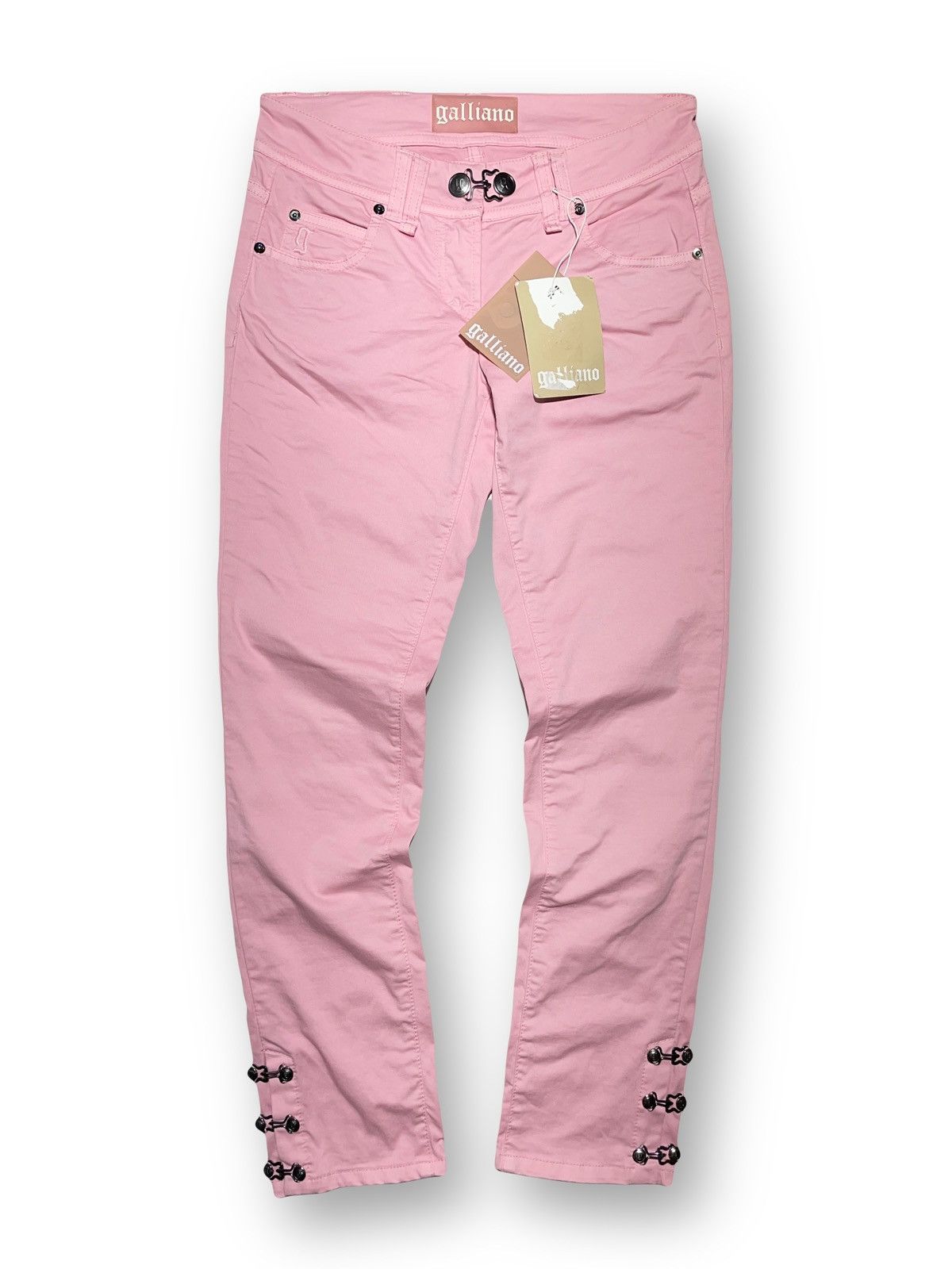 Japanese Brand × John Galliano John Galliano avantgarde pink jeans Size 27" / US 4 / IT 40 - 1 Thumbnail