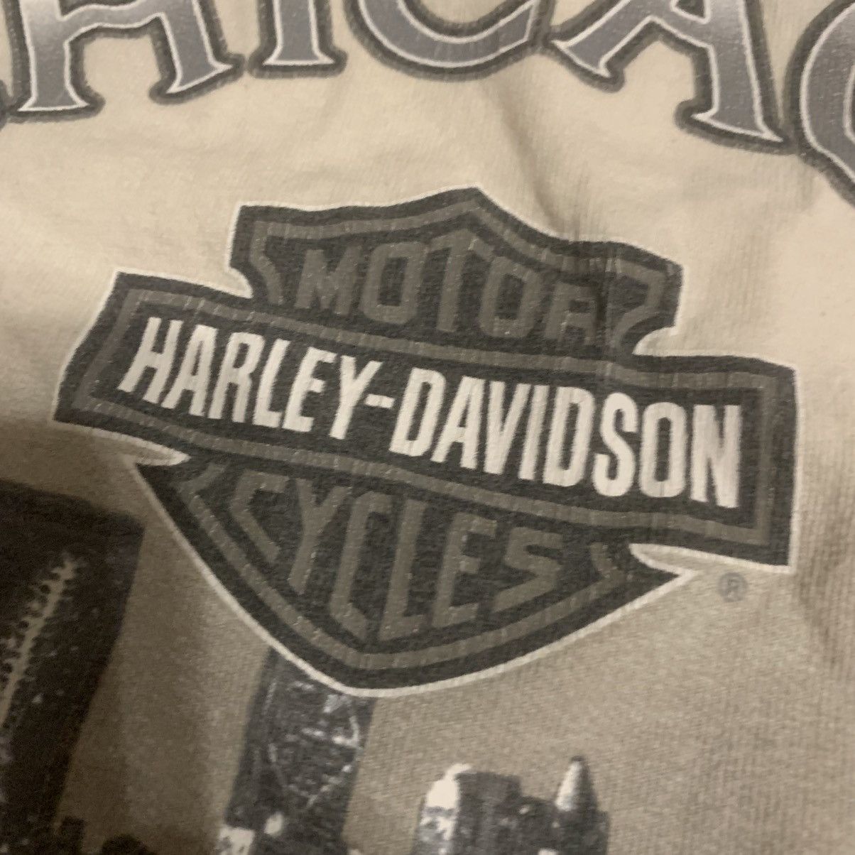 Harley Davidson Harley Davidson Graphic Mens XL Chicago Contrast colors Size US XL / EU 56 / 4 - 4 Thumbnail