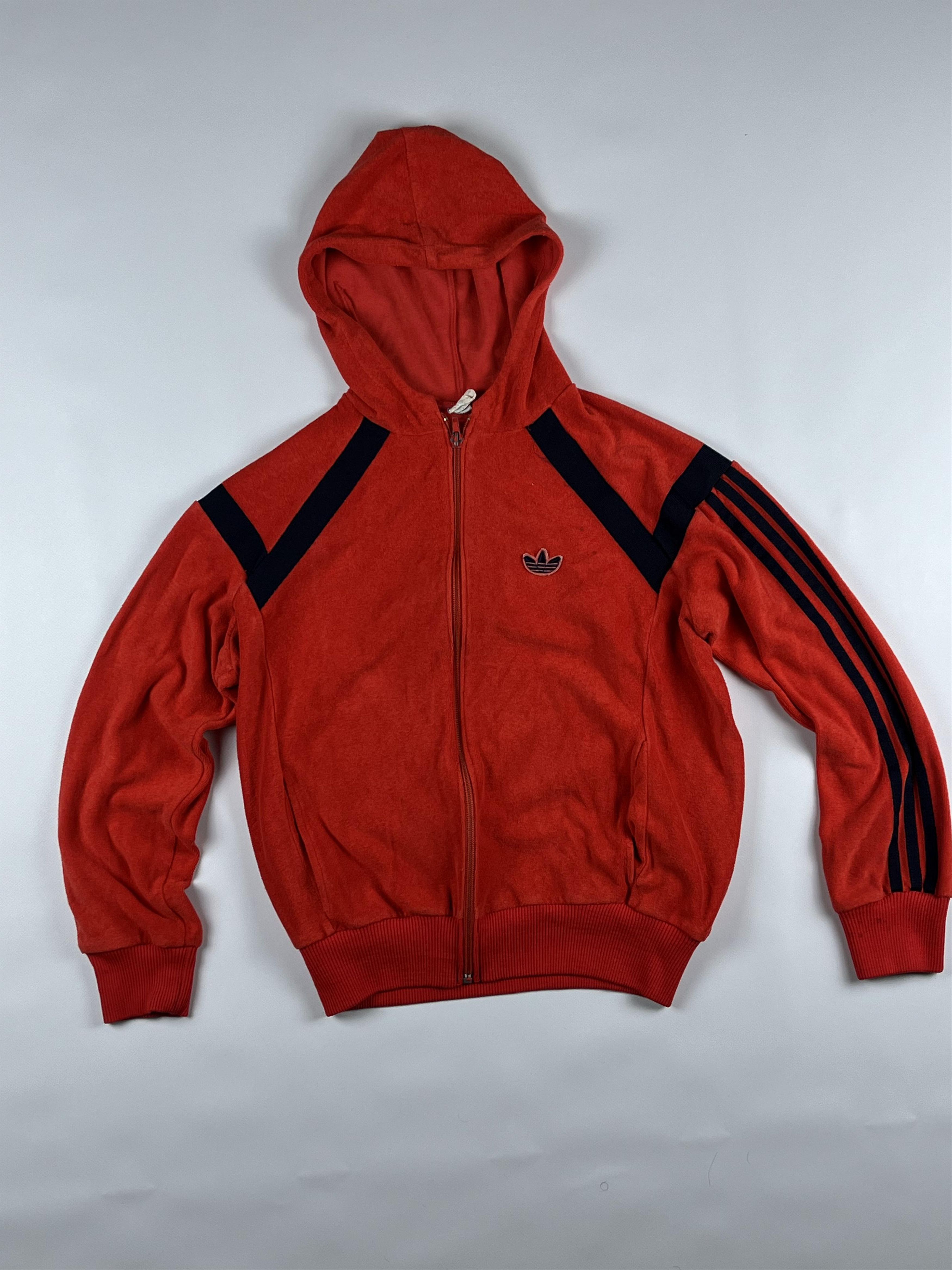 Adidas × Vintage Rare Adidas 80S Woman Zip Hoodie Size US 34 / EU 50 - 1 Thumbnail