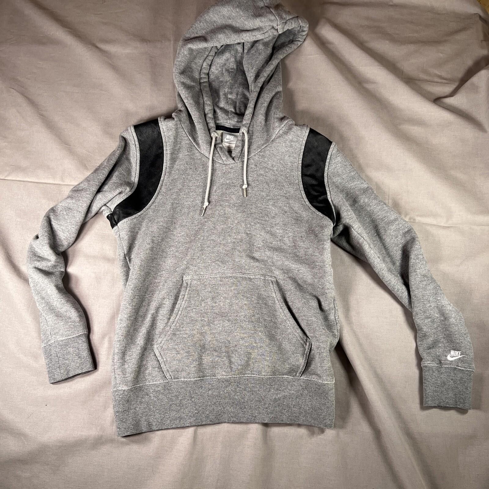 Nike Nike Women Medium Grey w Black Trim Hoodie Unique Size M / US 6-8 / IT 42-44 - 1 Thumbnail