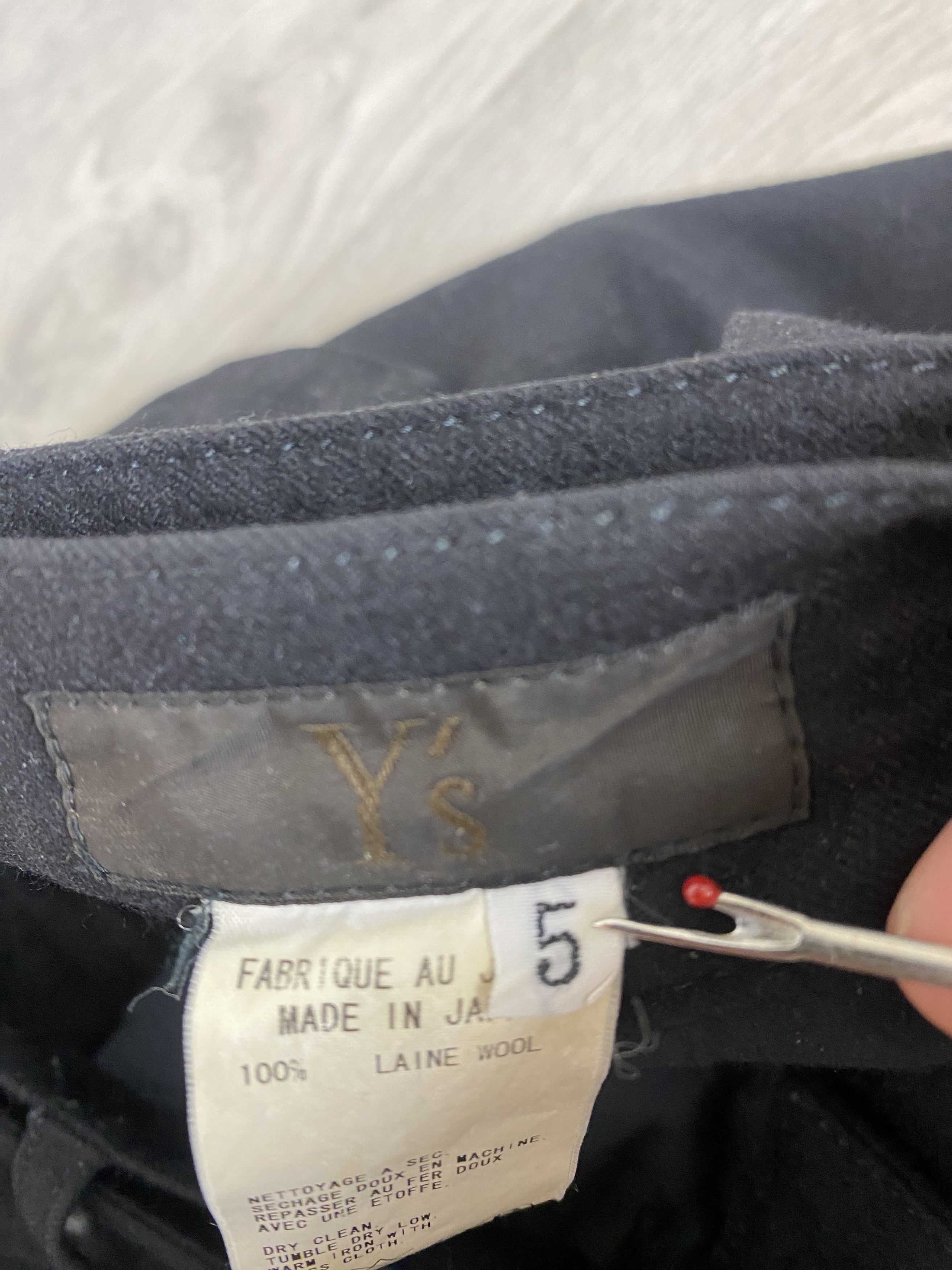 Y's Yohji Yamamoto Wool Casual Pants Size US 36 / EU 52 - 9 Thumbnail
