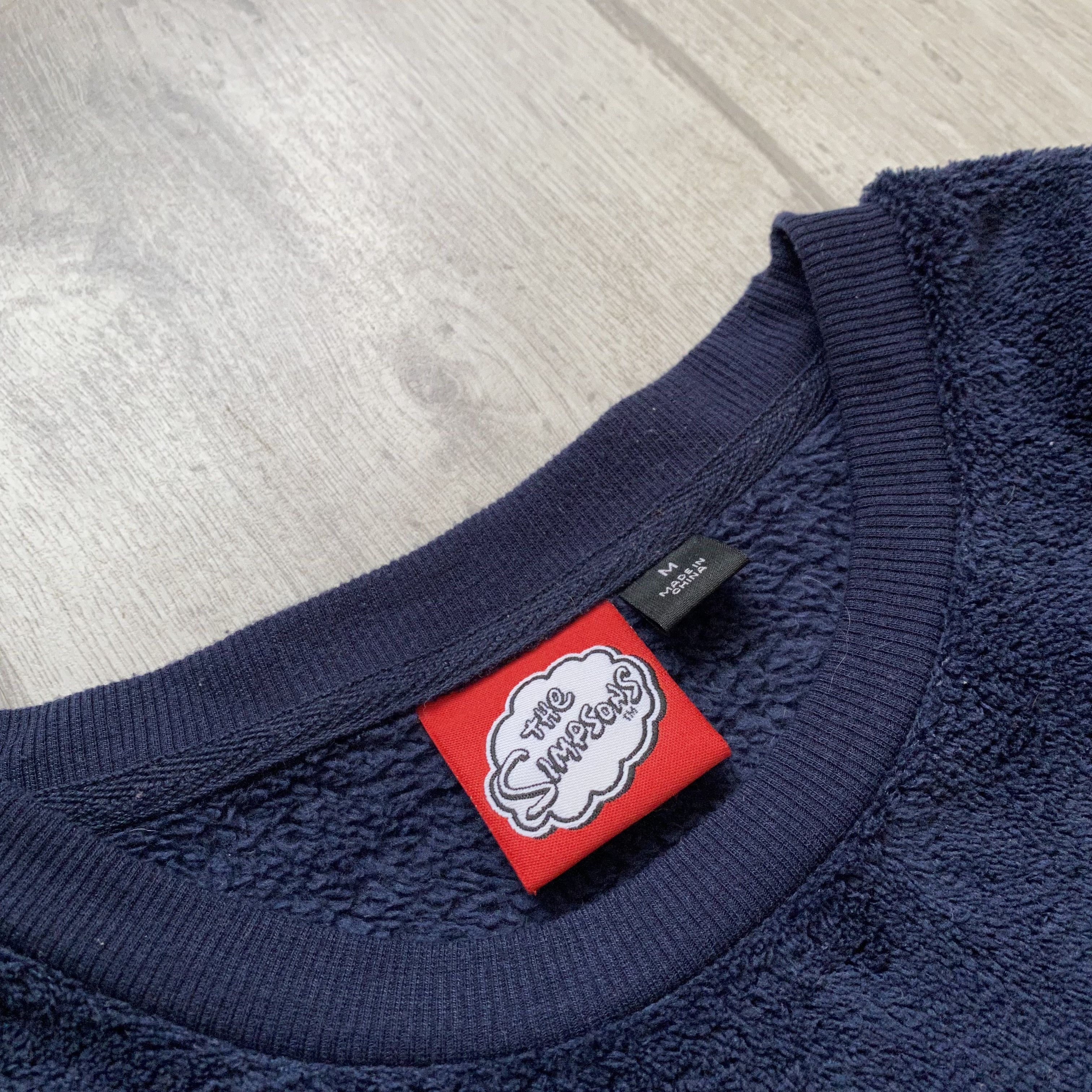 Cartoon Network The Simpsons Fleece Sweatshirt Embroidery Homer logo Size US M / EU 48-50 / 2 - 5 Thumbnail
