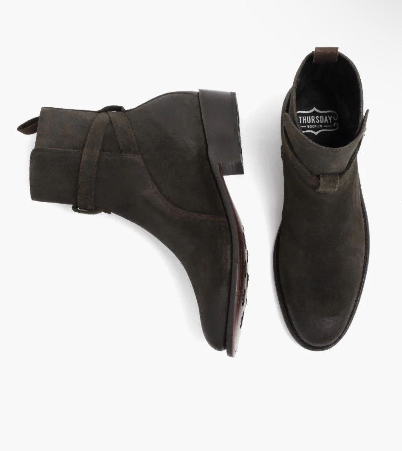 Thursday Boot Company Thursday Boot Company Rogue Dark Olive Suede Boots Size 14 Size US 14 / EU 47 - 19 Thumbnail