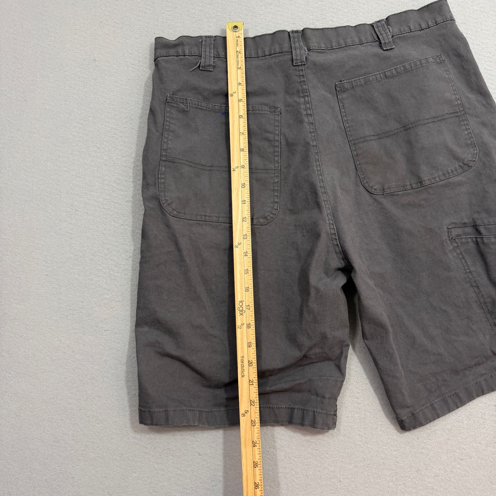 Vintage Rugged Wear Cargo Shorts Men' 36 Gray 10" Inseam Utility Size US 36 / EU 52 - 6 Thumbnail