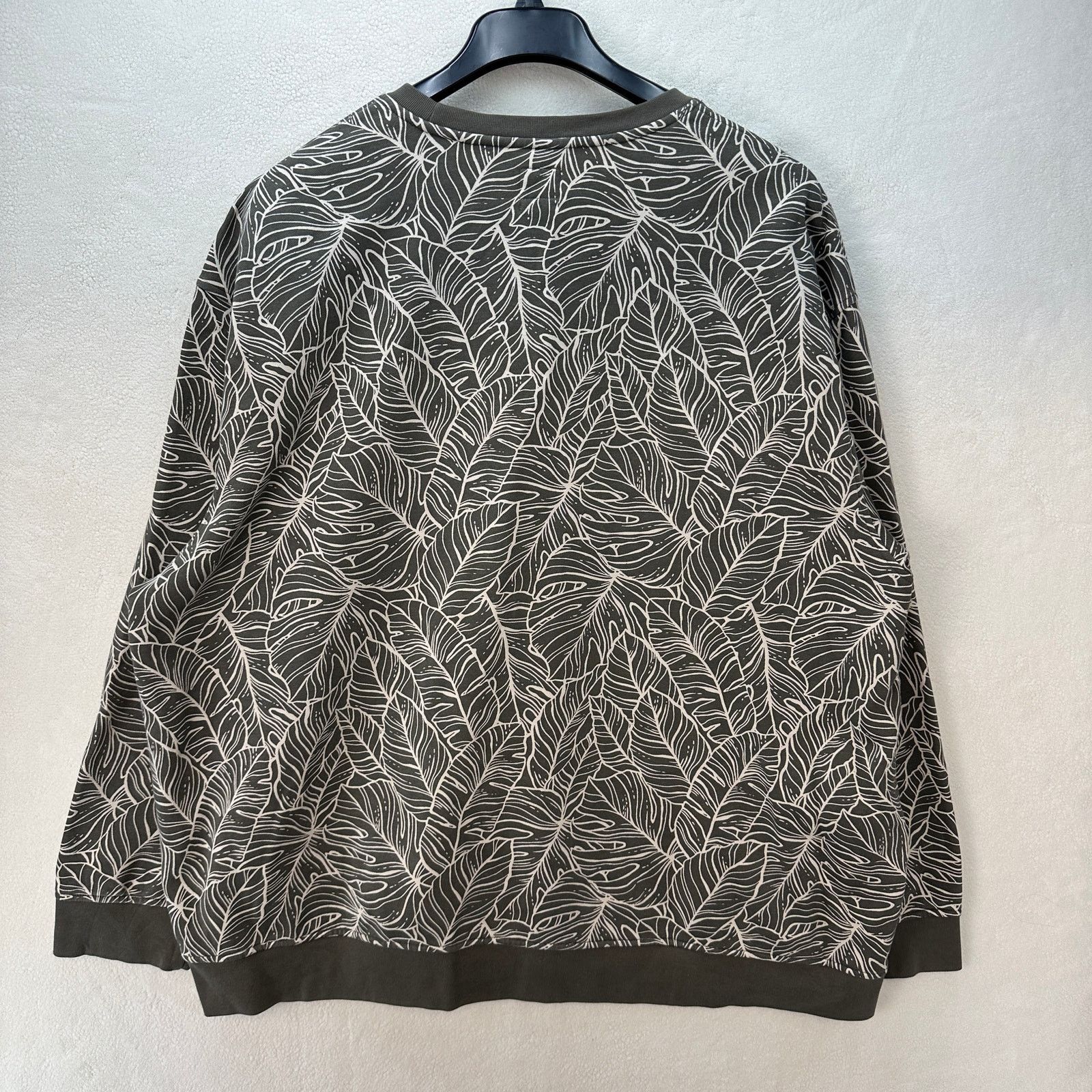 Levi's Levi's Men's Relaxed 3XL Olive Green Leaf Pattern Crewneck Size US XXL / EU 58 / 5 - 6 Thumbnail