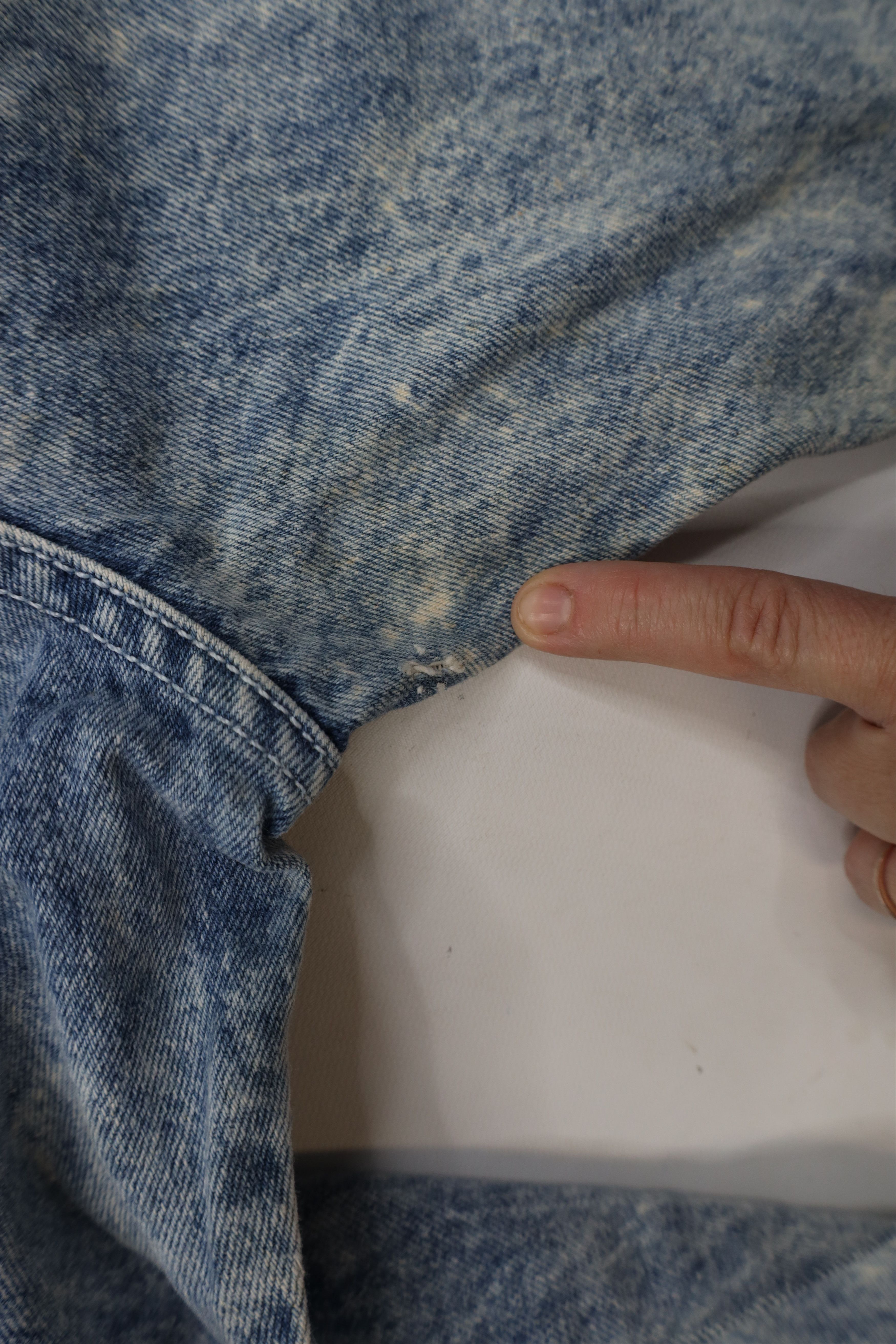 Vintage Vintage 80s 90s Streetwear Acid Wash Tapered Leg Jeans USA Size 28" / US 6 / IT 42 - 9 Thumbnail