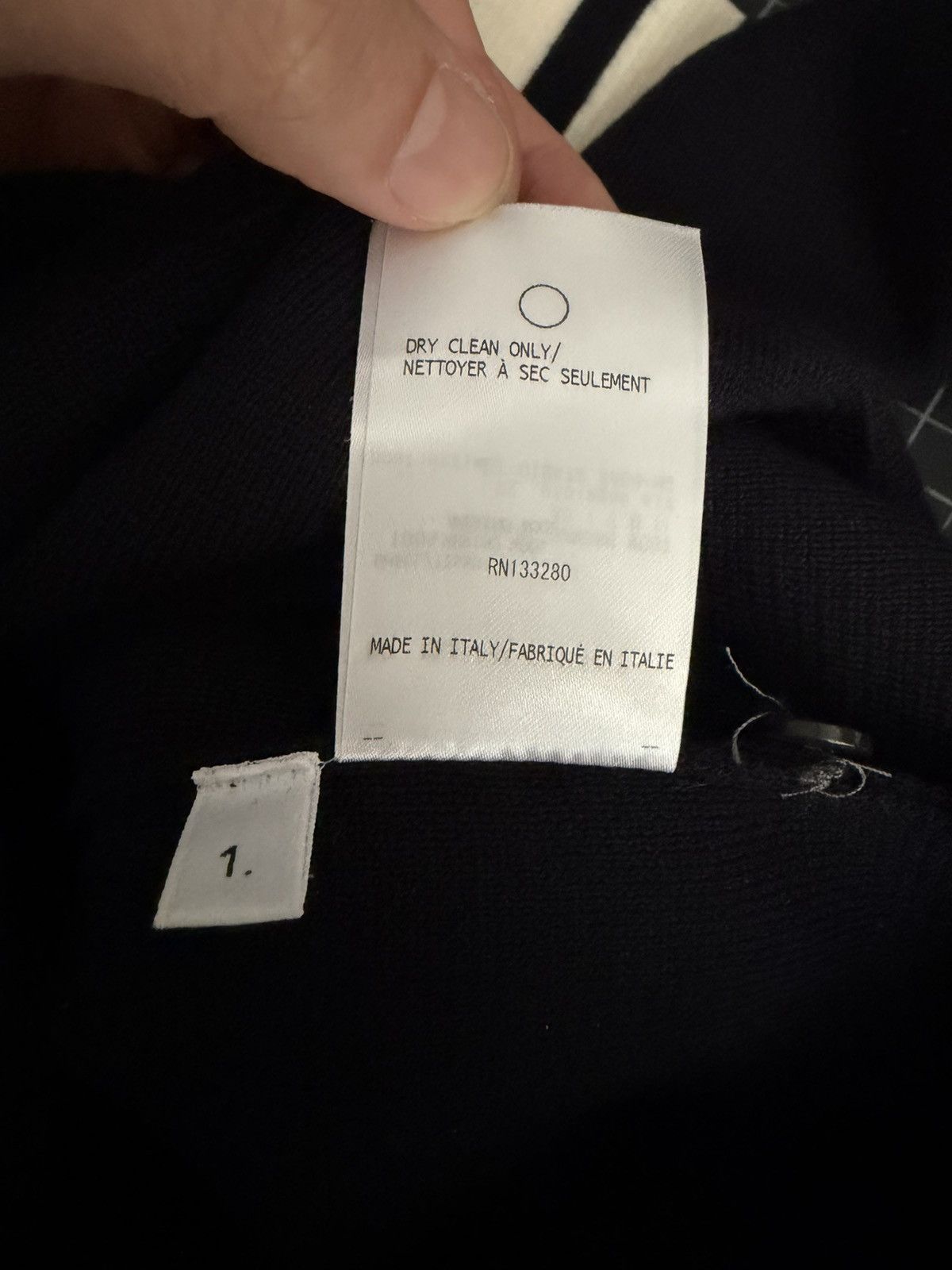 Thom Browne Thom Browne navy sweater Size US S / EU 44-46 / 1 - 9 Thumbnail