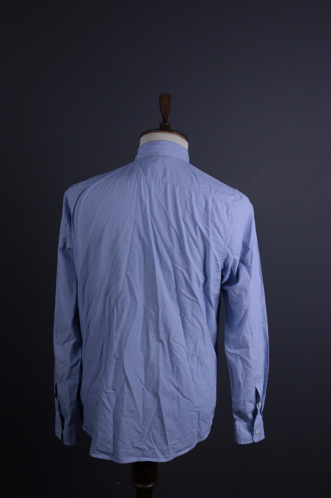 Denim & Supply Ralph Lauren Denim & Supply Ralph Lauren Blue Pinstripe Down Shirt L Size US L / EU 52-54 / 3 - 8 Thumbnail