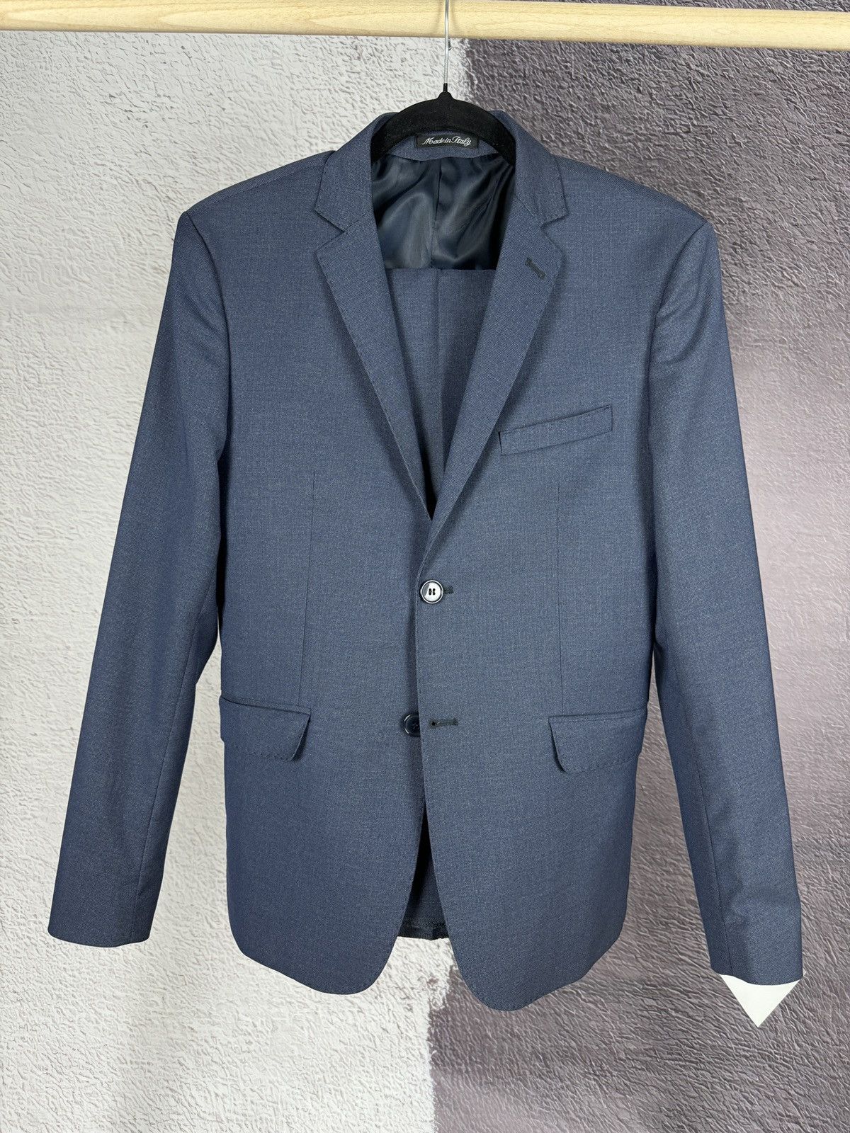 Other P. Langella Bottega italiana pattern blue 2 button 2 pc suit Size 34R - 2 Thumbnail