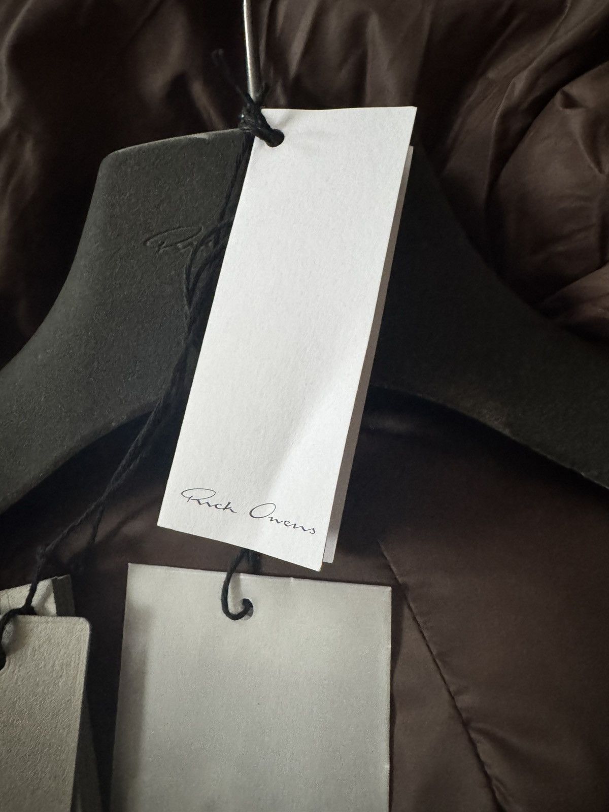 Rick Owens Rick Owens Babel Mountain Cropped Duvet Jacket Nylon Brown Size US M / EU 48-50 / 2 - 3 Thumbnail