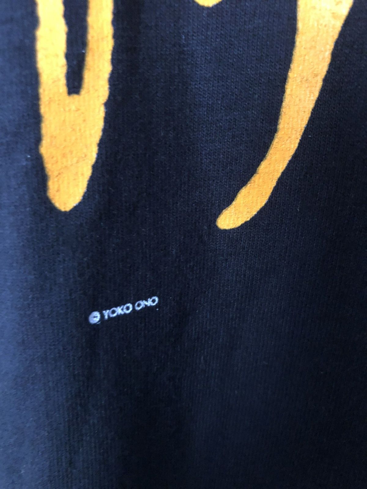 Fruit Of The Loom Tee: john lennon beatles imagine yoko ono dbl sided med 90s? Size US M / EU 48-50 / 2 - 6 Thumbnail