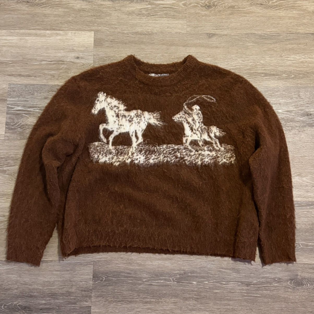 Other The Man Who Captured The Sunshine - Mohair Lasso Sweater Size US L / EU 52-54 / 3 - 1 Thumbnail