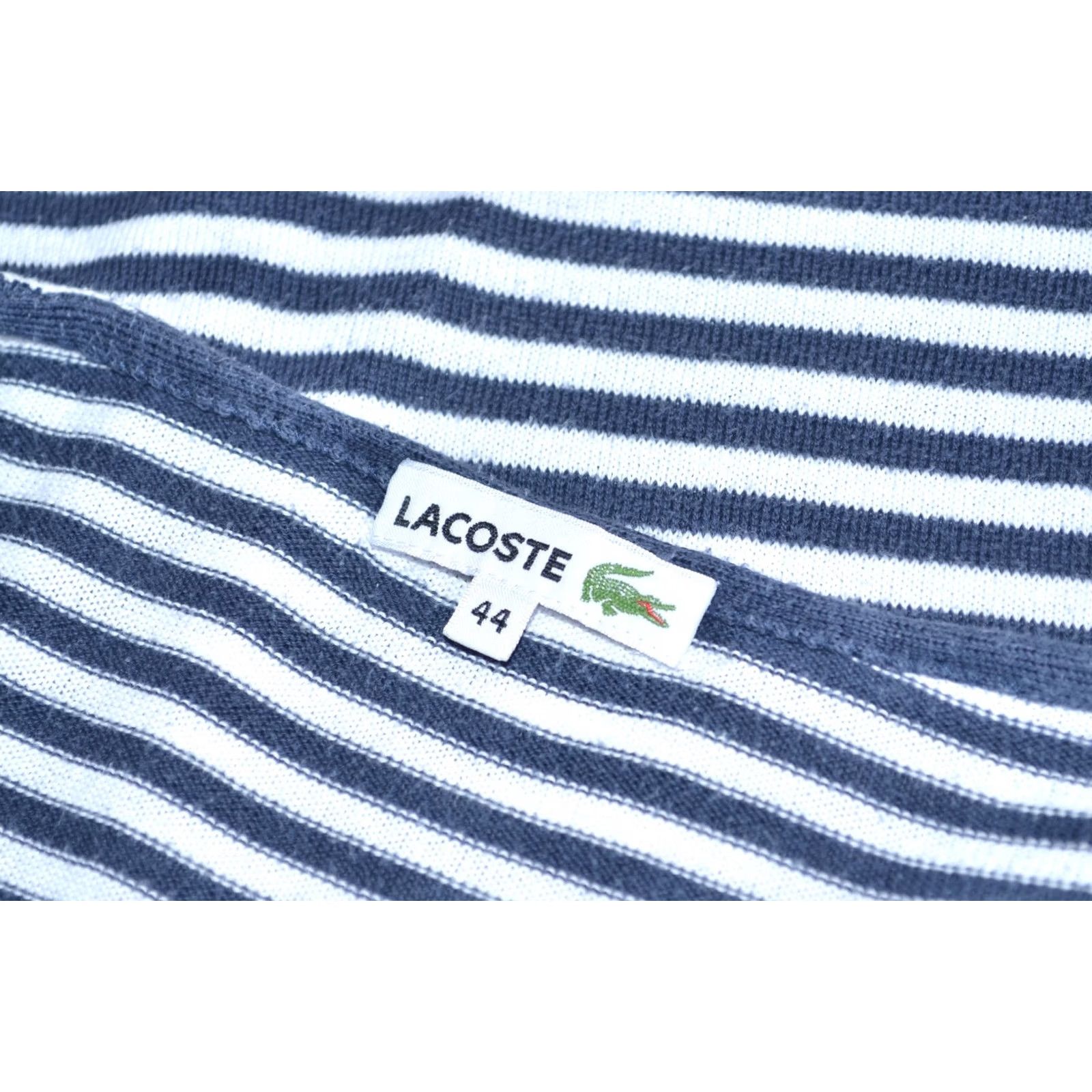 Lacoste Lacoste Stripe Sweater Navy White V-Neck Pullover XL Women Knit Pullover Patterned Casual Jacquette? Size XL / US 12-14 / IT 48-50 - 5 Thumbnail