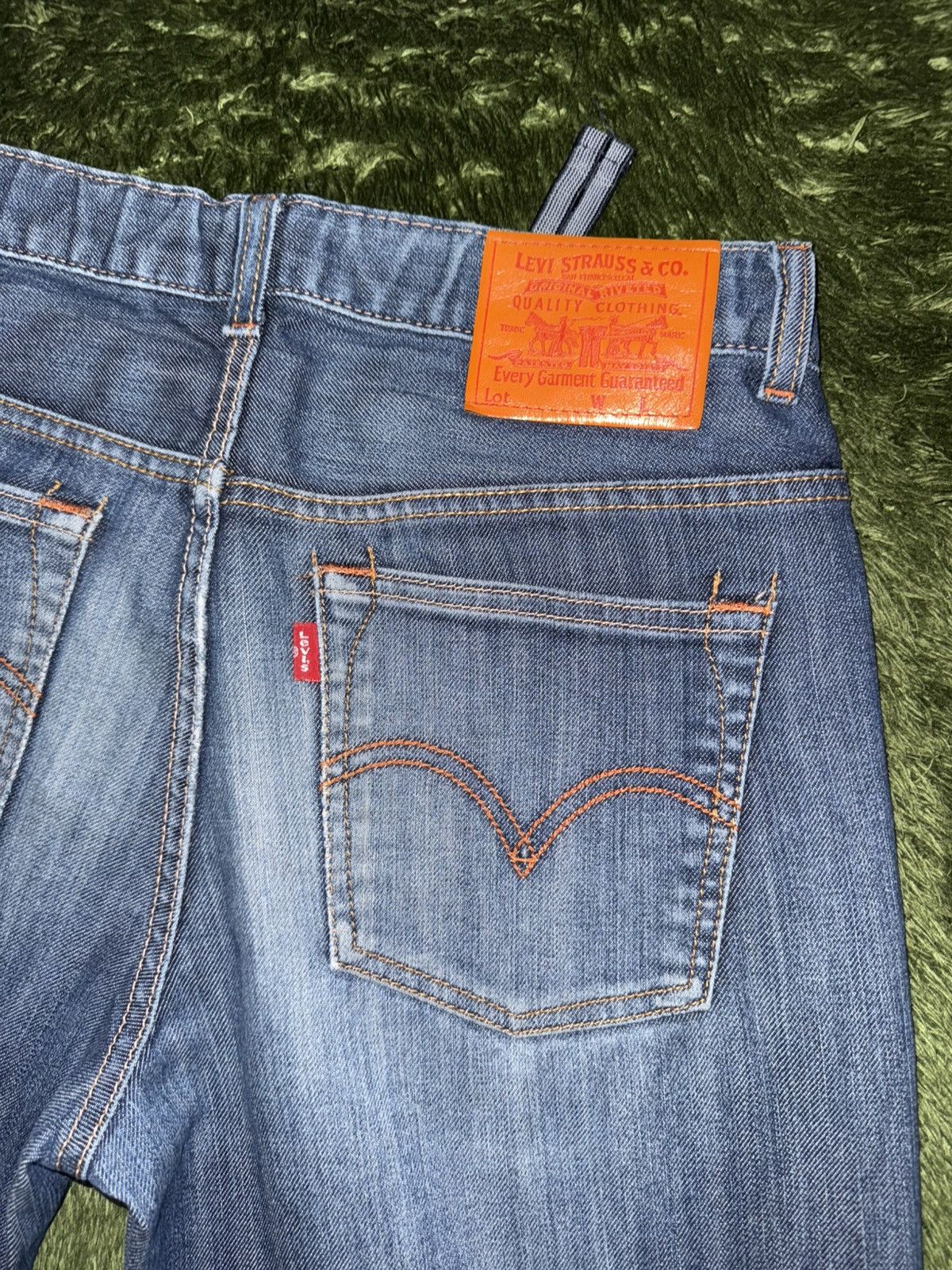 Levi's Levis Red tap cotton blended relaxed fit denim pants indigo Size US 31 - 9 Thumbnail