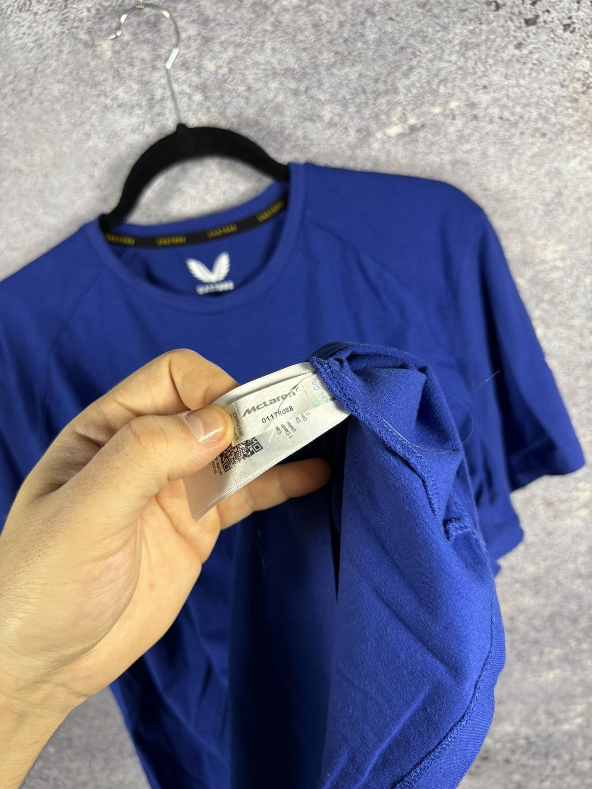 Castore × Formula 1 × Malcolm McLaren McLaren Formula 1 Team Racing T Shirt Blue Men’s XLarge Size US XL / EU 56 / 4 - 9 Thumbnail