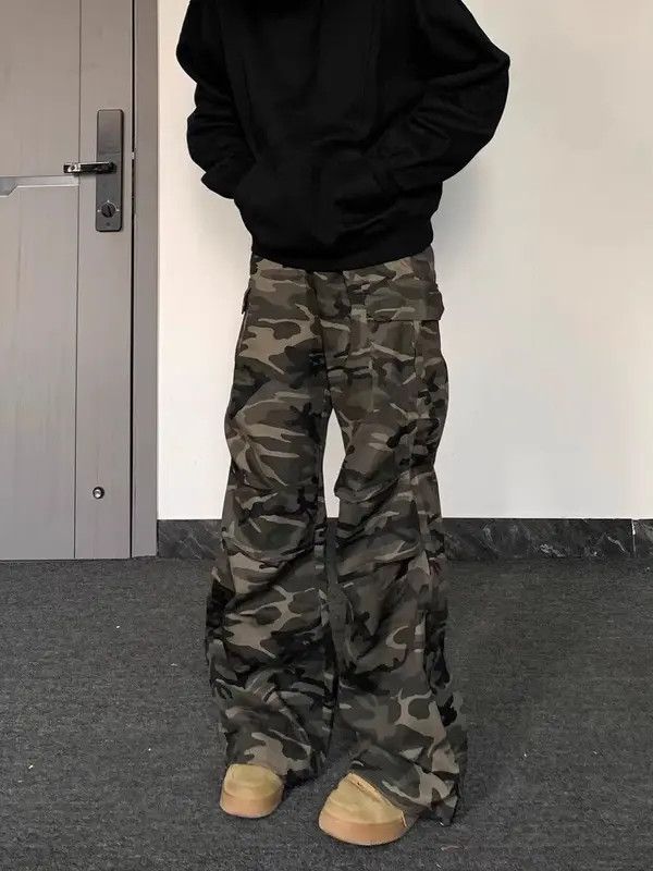 VIBE Retro camouflage street workwear hip hop casual pants Size US 32 / EU 48 - 1 Thumbnail