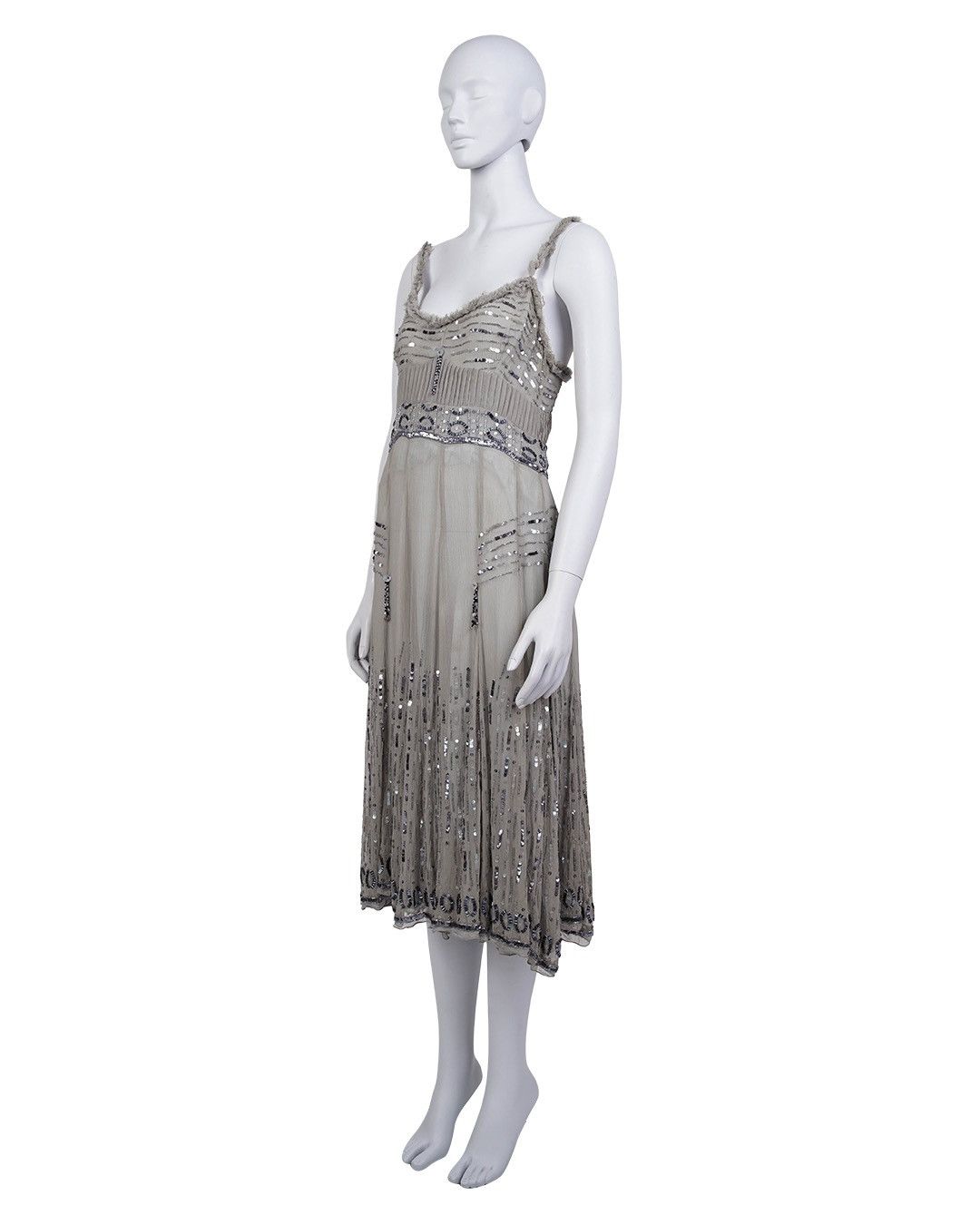 Just Cavalli Just Cavalli Beaded Silk Dress Size M / US 6-8 / IT 42-44 - 4 Thumbnail