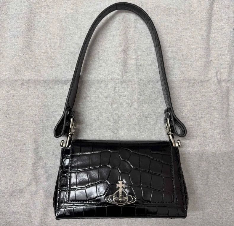 Vivienne Westwood size os Crocodile print shoulder bag