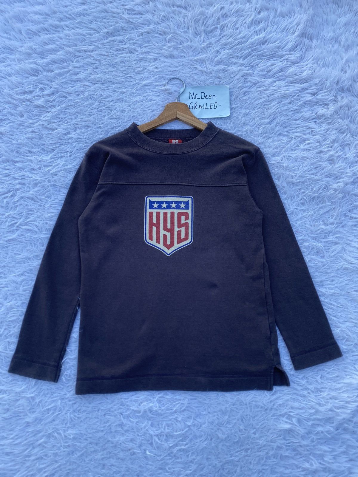 Hysteric Glamour Vintage Hysteric Glamour HYS US Logo Flag Longsleeve Shirt Size US S / EU 44-46 / 1 - 3 Thumbnail