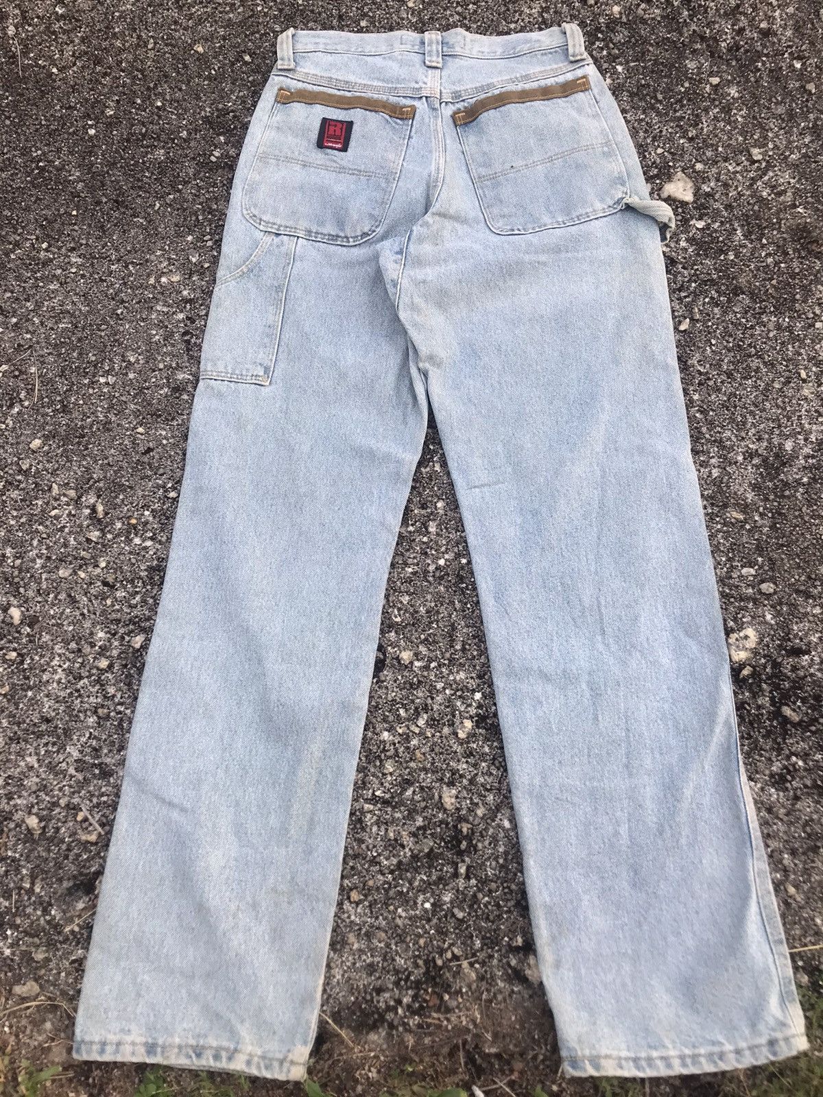 Designer × Wrangler Wrangler Carpenter Y2K Baggy Jeans Size US 29 - 2 Thumbnail