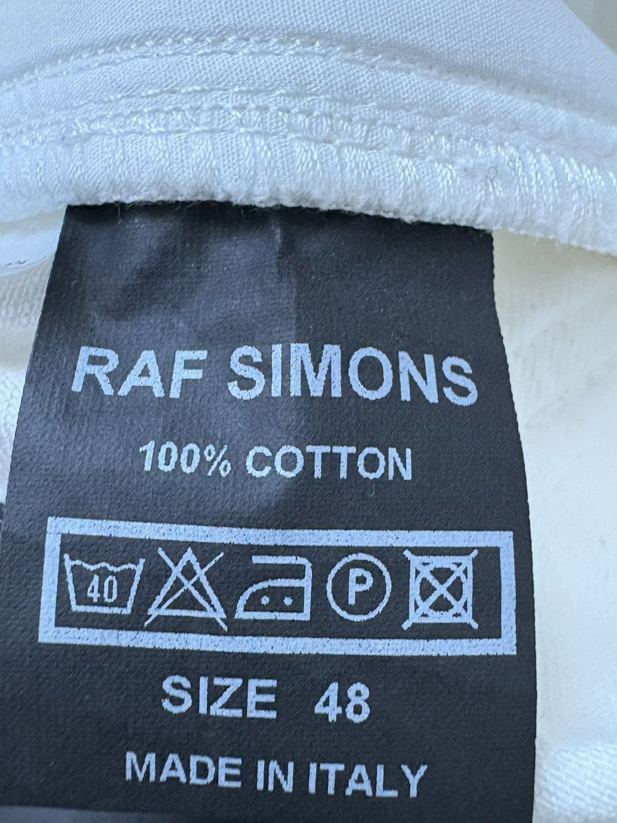 Raf Simons × Sterling Ruby Abus lang white denim Size US 31 - 4 Thumbnail