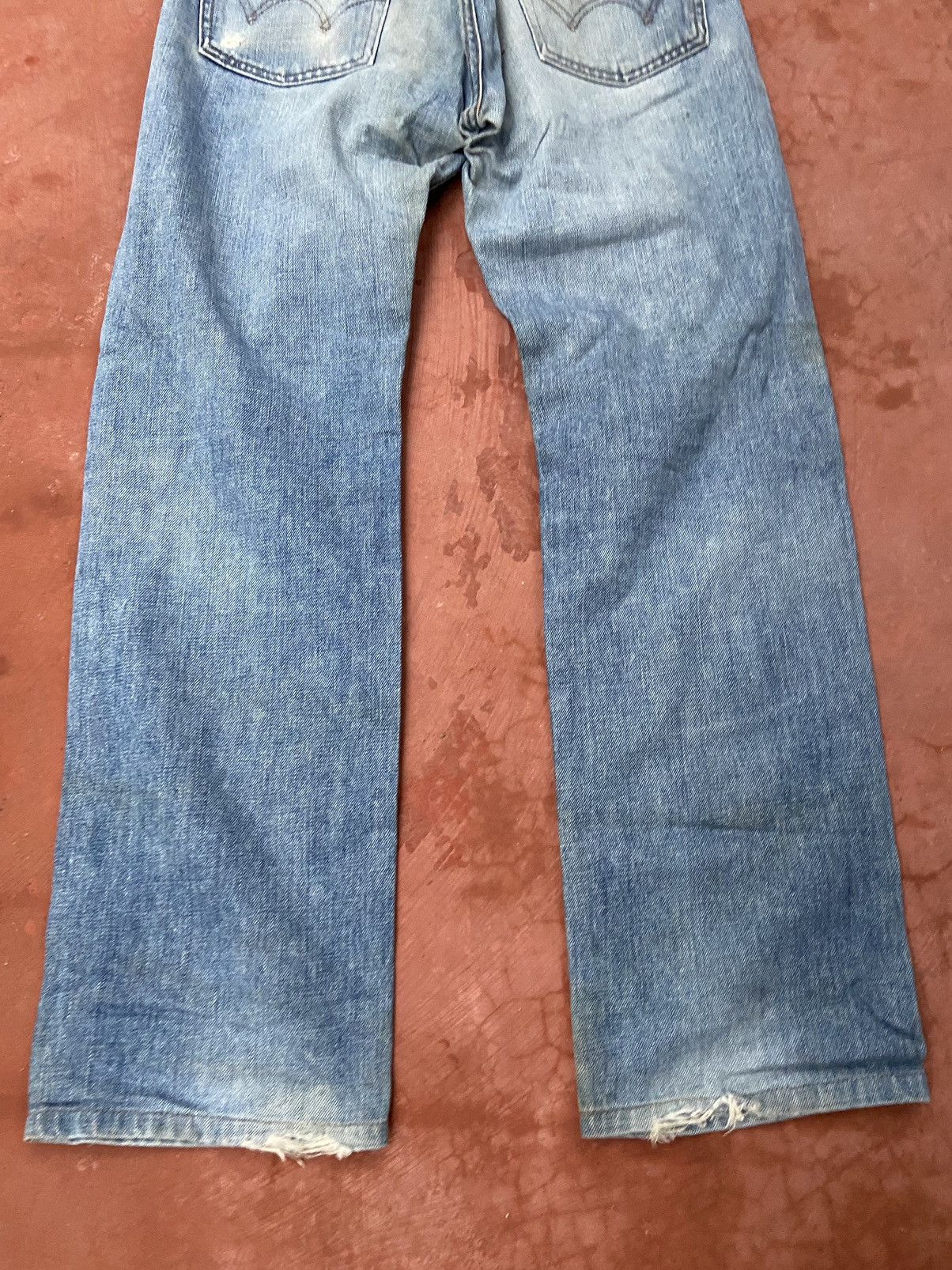 Edwin 🔥 Vintage Edwin jeans Distressed street fashion Size US 31 - 7 Thumbnail