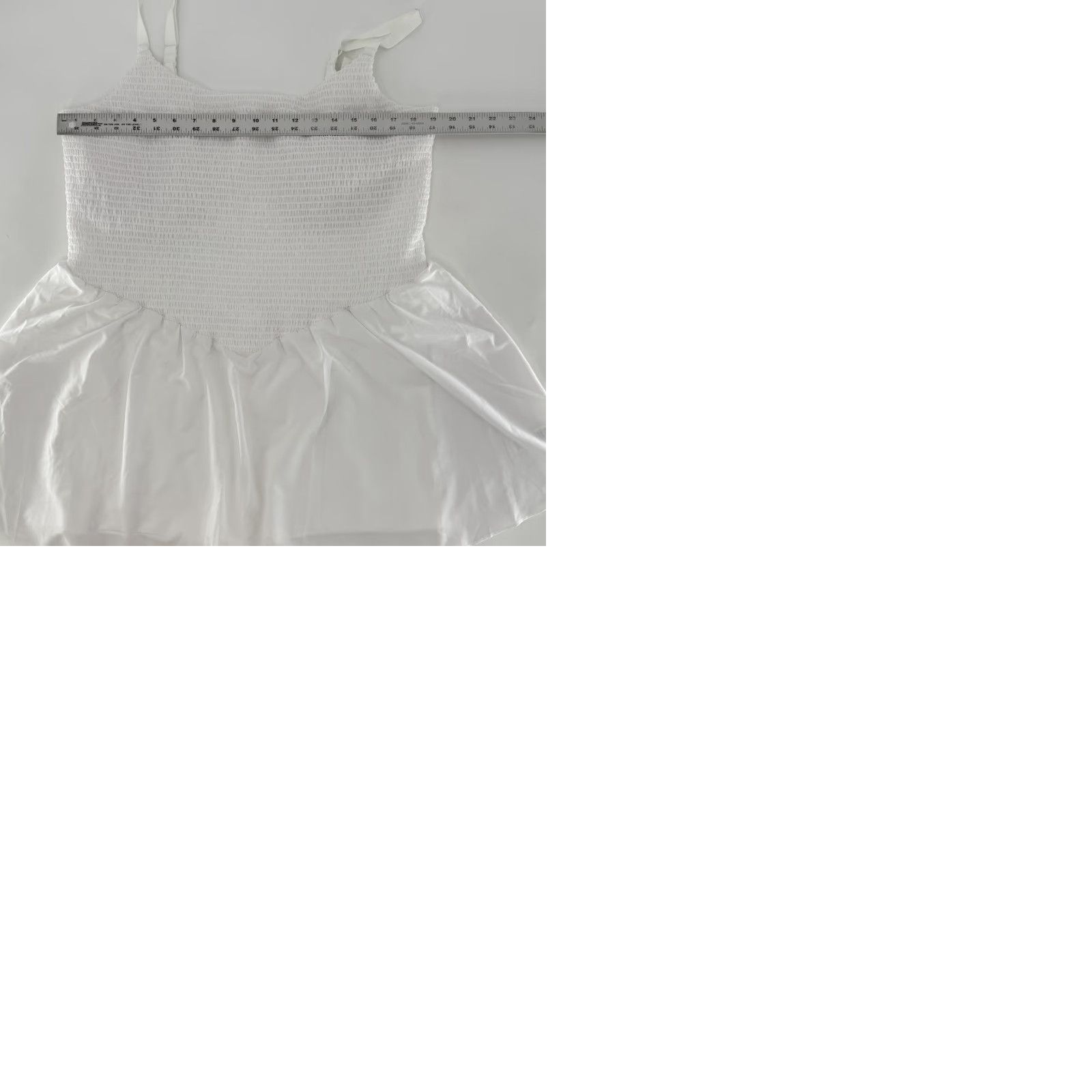 Vintage NWT Aerie Dress Smocked Flowy White Tank Dress XX L Preppy 79.85 Ladies Sleeveless Scoop Neck Short Dress Size XXL / US 16-18 / IT 52-54 - 9 Thumbnail