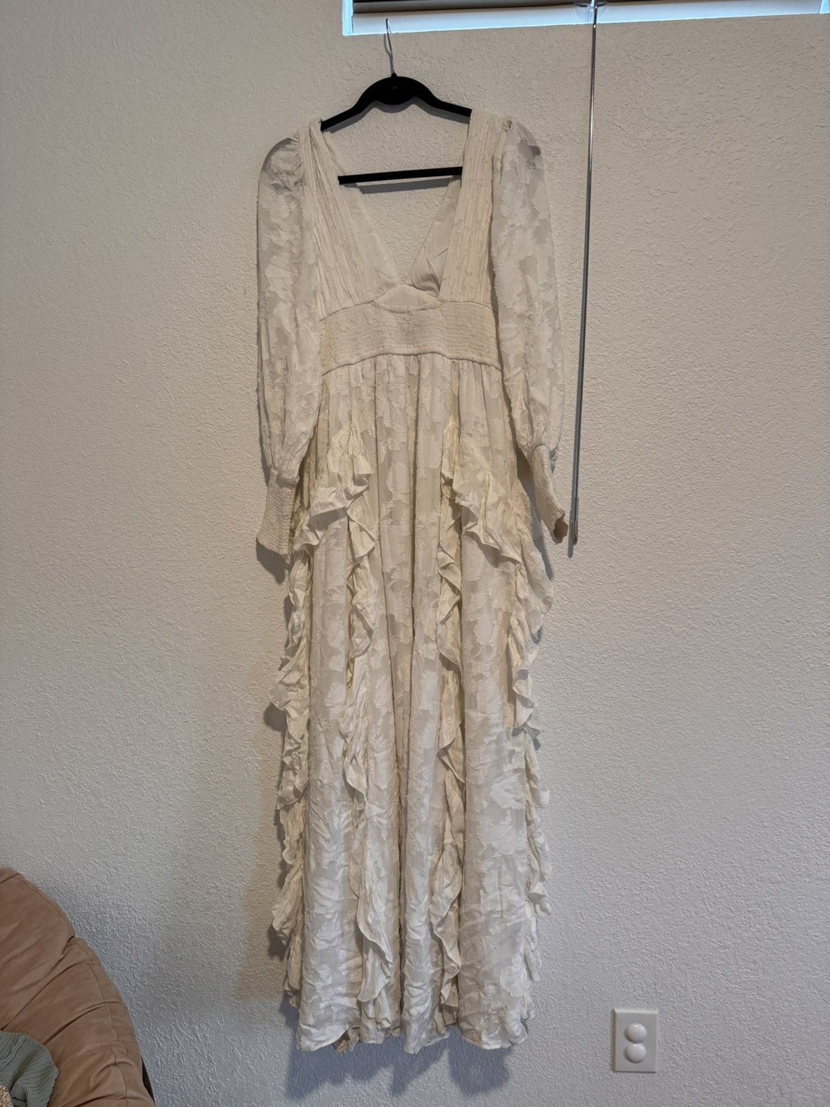 Anthropologie NEW BHLDN White/Ivory Maxi Dress- SIZE M Size M / US 6-8 / IT 42-44 - 2 Thumbnail