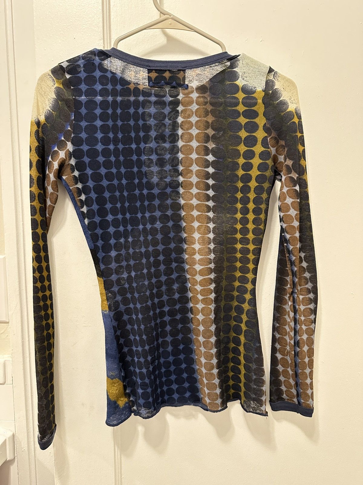 Jean Paul Gaultier JPG Rare Cyber Printed Mesh Shirt Size S / US 4 / IT 40 - 4 Thumbnail