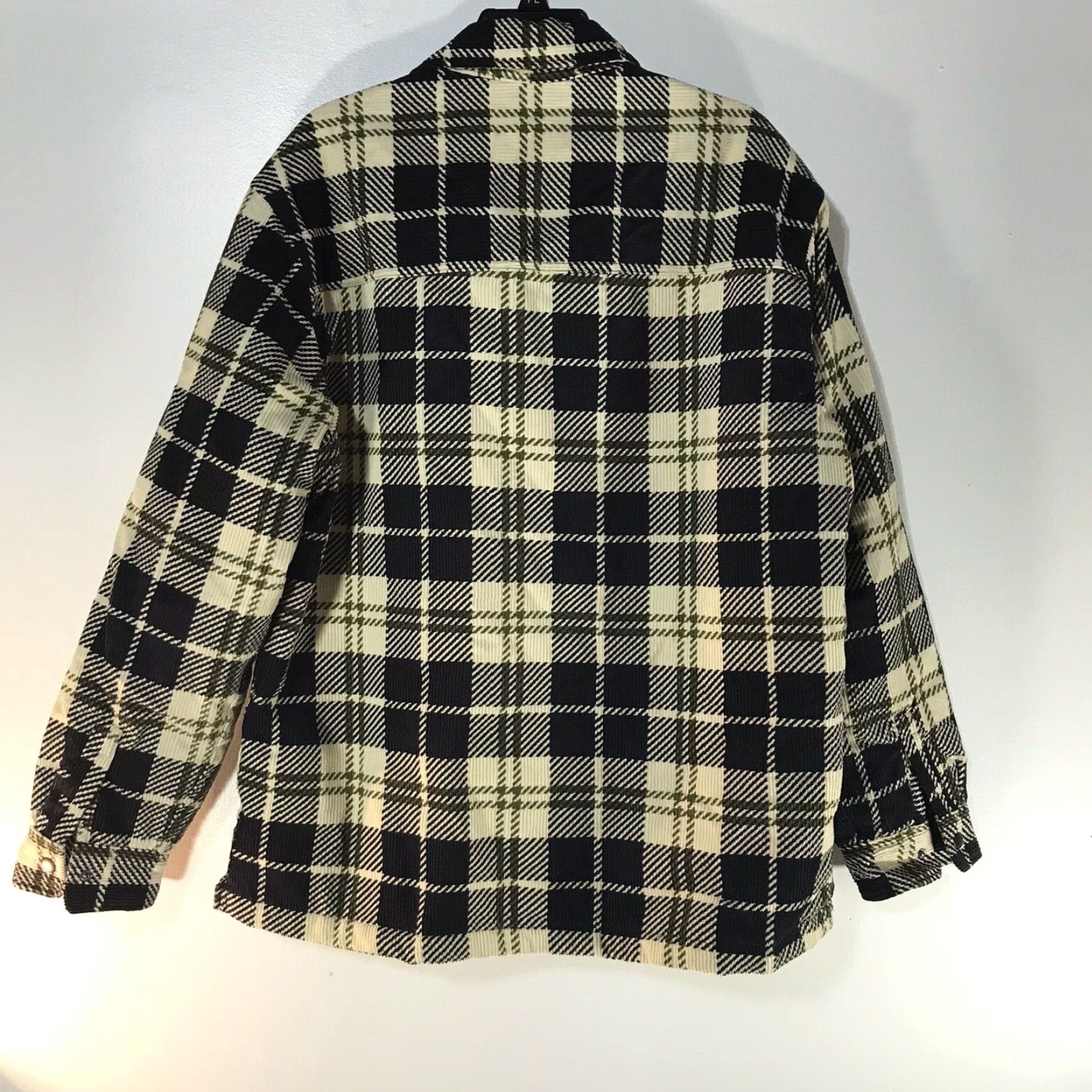 H&M H&M Plaid Corduroy Heavyweight Snap Button Jacket Womens Size M Size M / US 6-8 / IT 42-44 - 2 Thumbnail