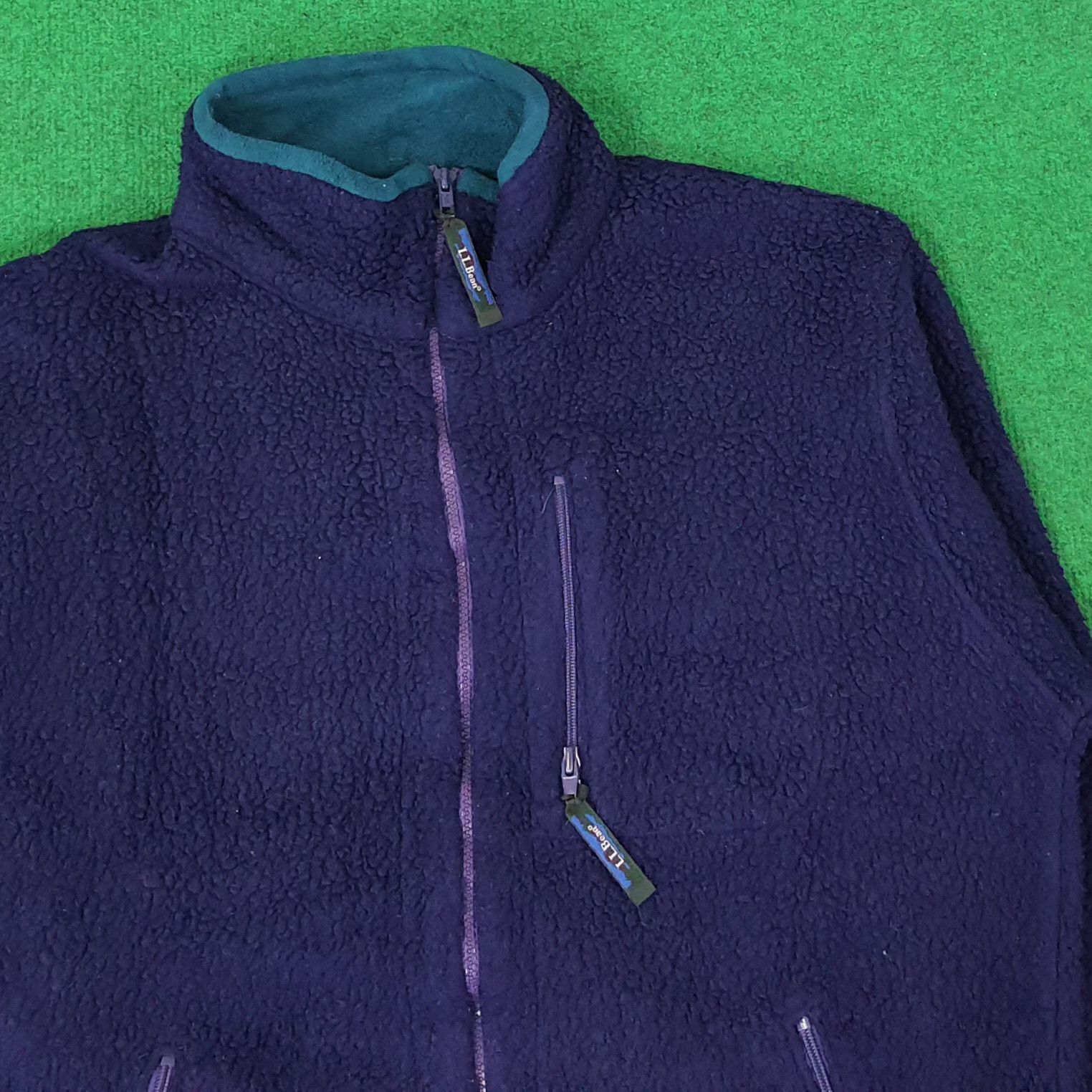 L.L. Bean Vintage L.L. Bean Outdoor Zipper Fleece Jacket C248N5 Size US L / EU 52-54 / 3 - 2 Thumbnail