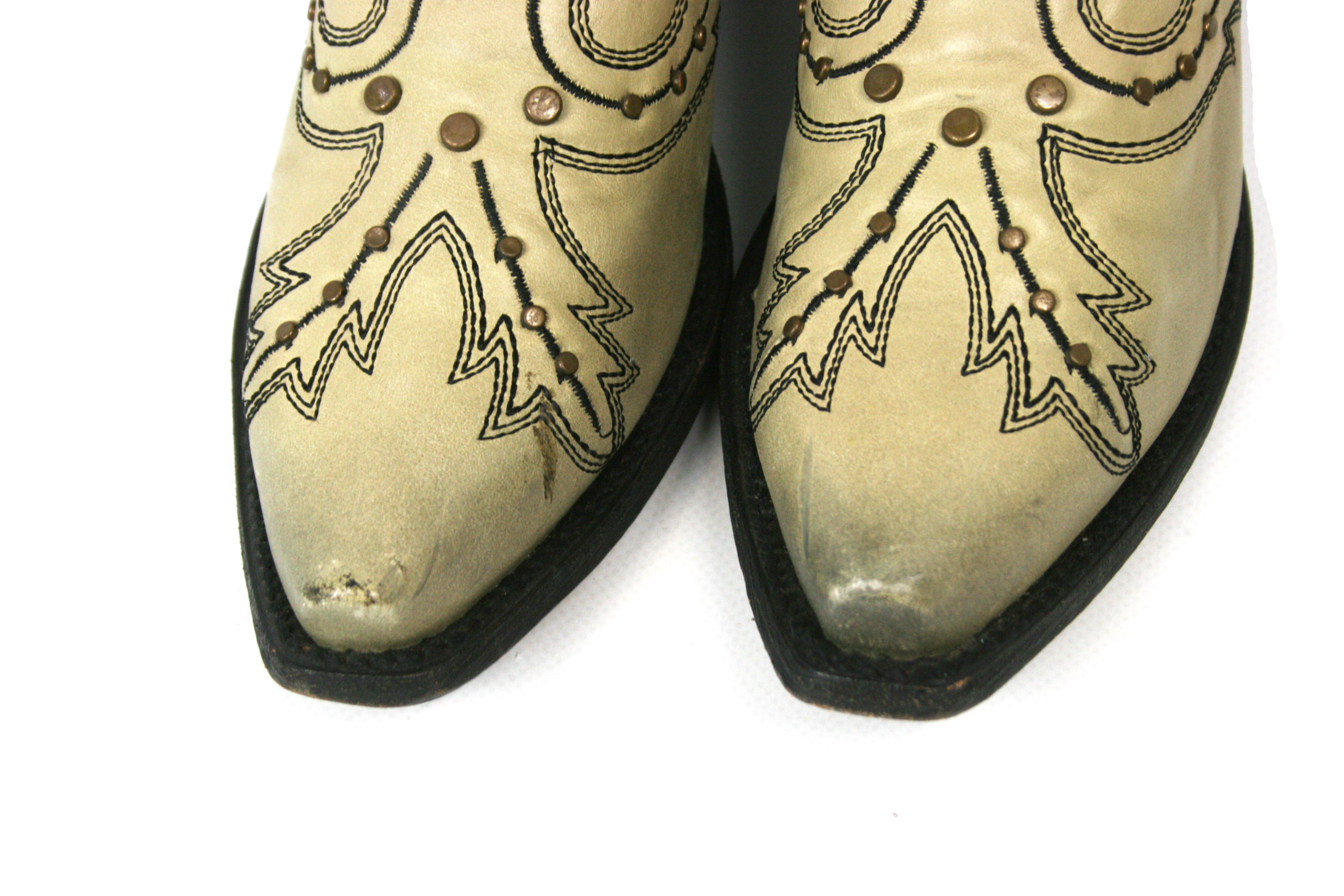 Corral Rockstudded Cowboy Western Boots Size US 6.5 / IT 36.5 - 5 Thumbnail