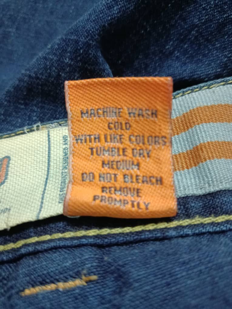 Designer VARCITY BAGGY PACTHES WORK JEANS Size US 38 / EU 54 - 16 Thumbnail