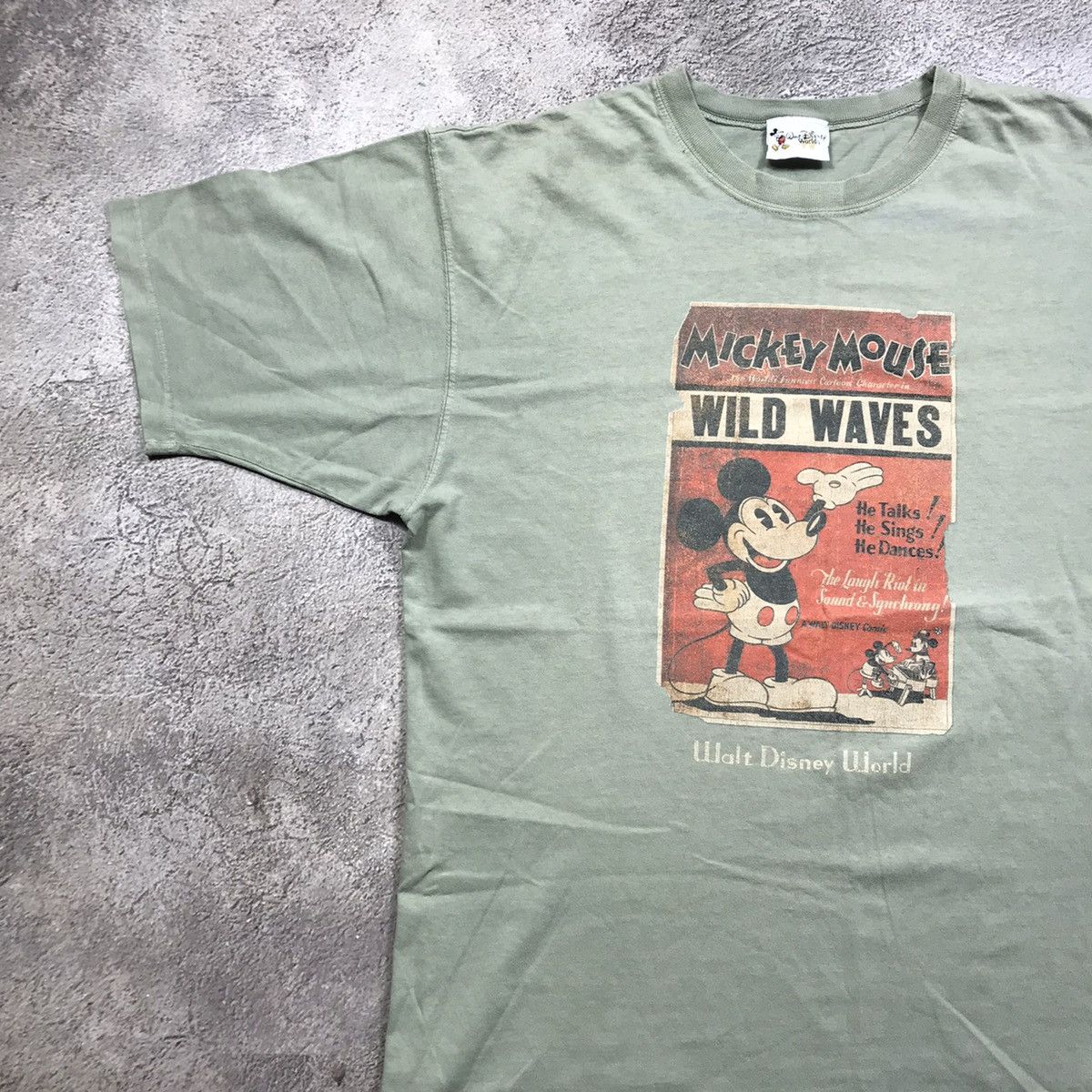 Vintage Vintage Y2K Sun Faded Graphic Tee Disney Mickey Mouse Street Size US XXL / EU 58 / 5 - 3 Thumbnail