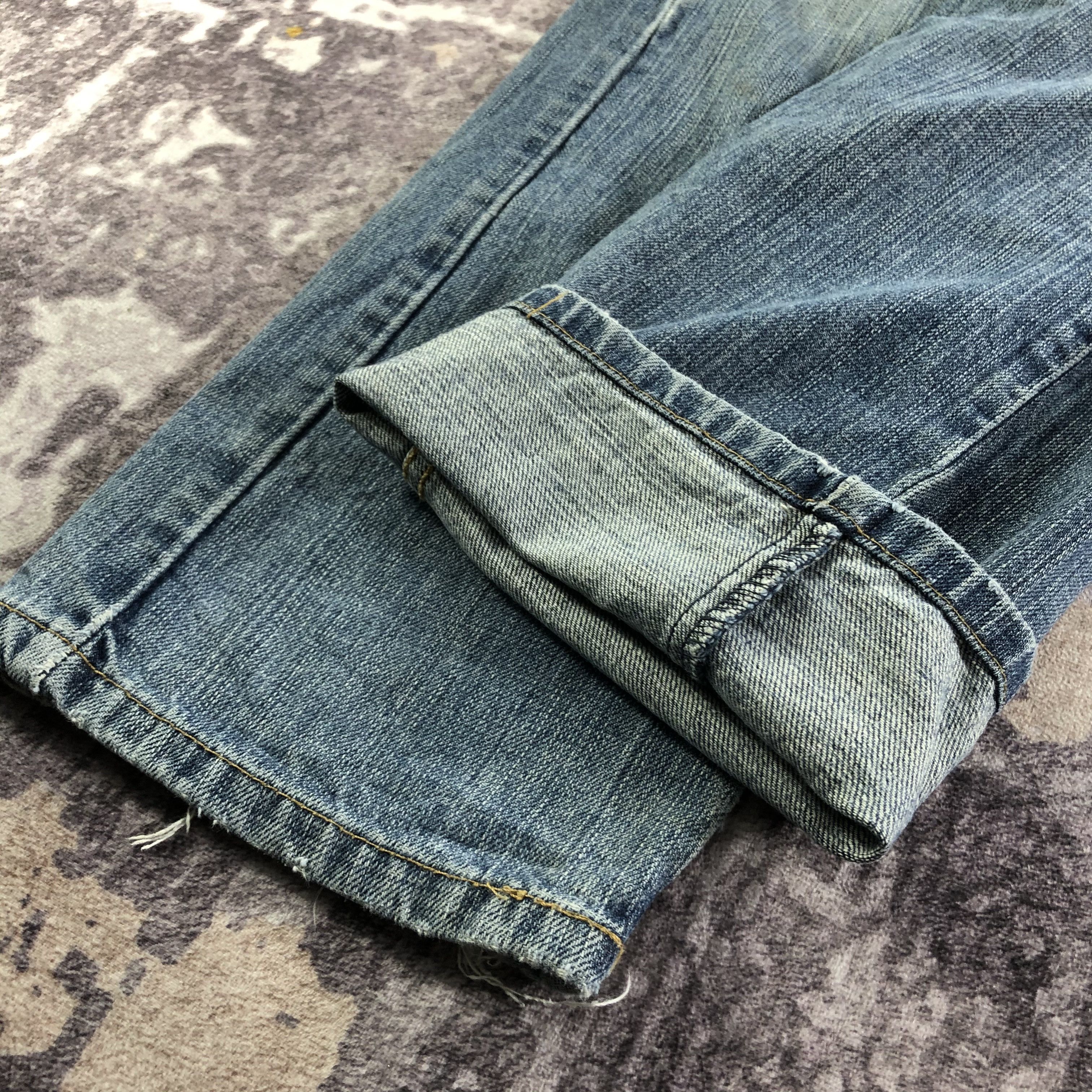 Levi's × Vintage Vintage Blue Wash Levis 505 Jeans-JM3467 Size 33" - 7 Thumbnail
