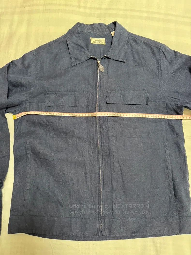 Hermes Hermes Linen Jacket, 100% Linen Size US XXS / EU 40 - 3 Thumbnail