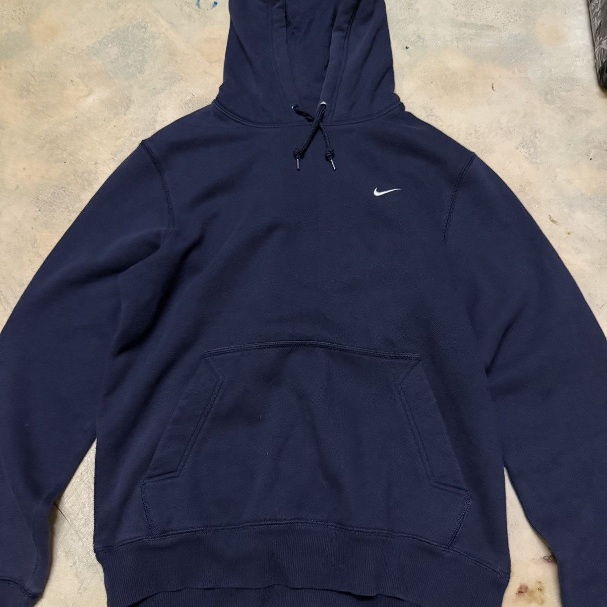 Nike Y2K Navy Blue Nike Hoodie Small Logo Size US M / EU 48-50 / 2 - 3 Thumbnail