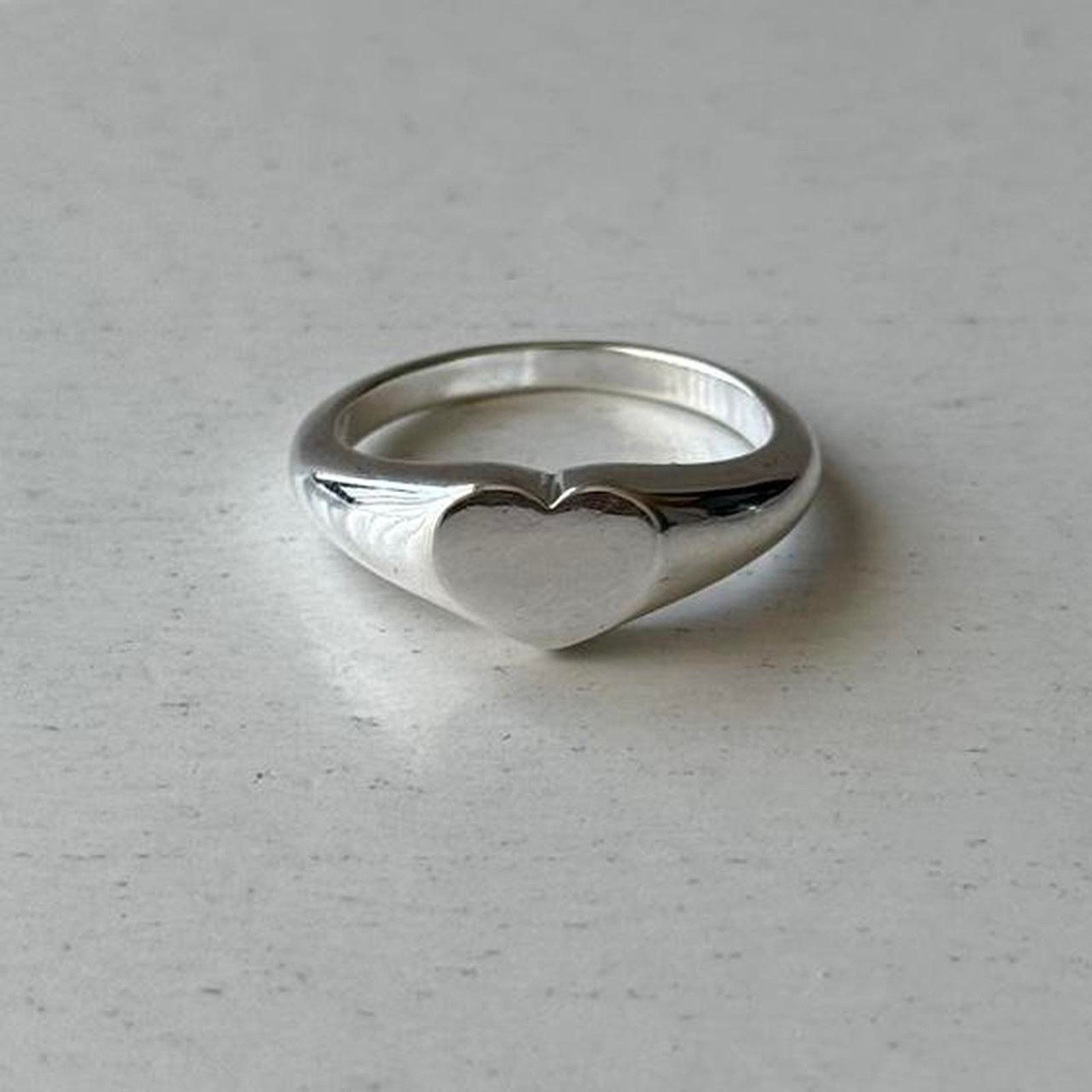 Other Gold cute heart signet Size ONE SIZE - 4 Thumbnail